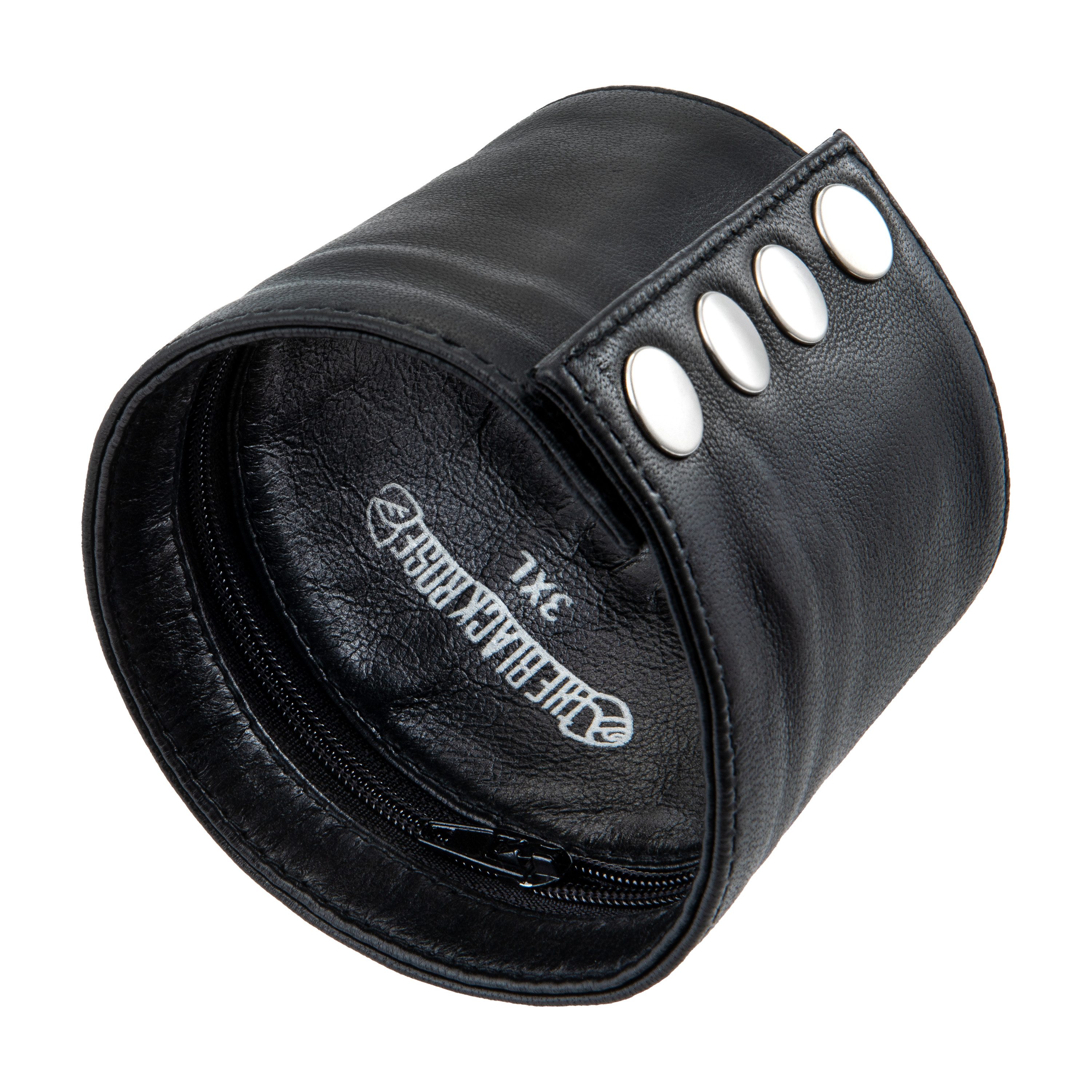 The Black Rose Lederarmband Wrist bracelet / Handgelenk Brieftasche aus Nap günstig online kaufen