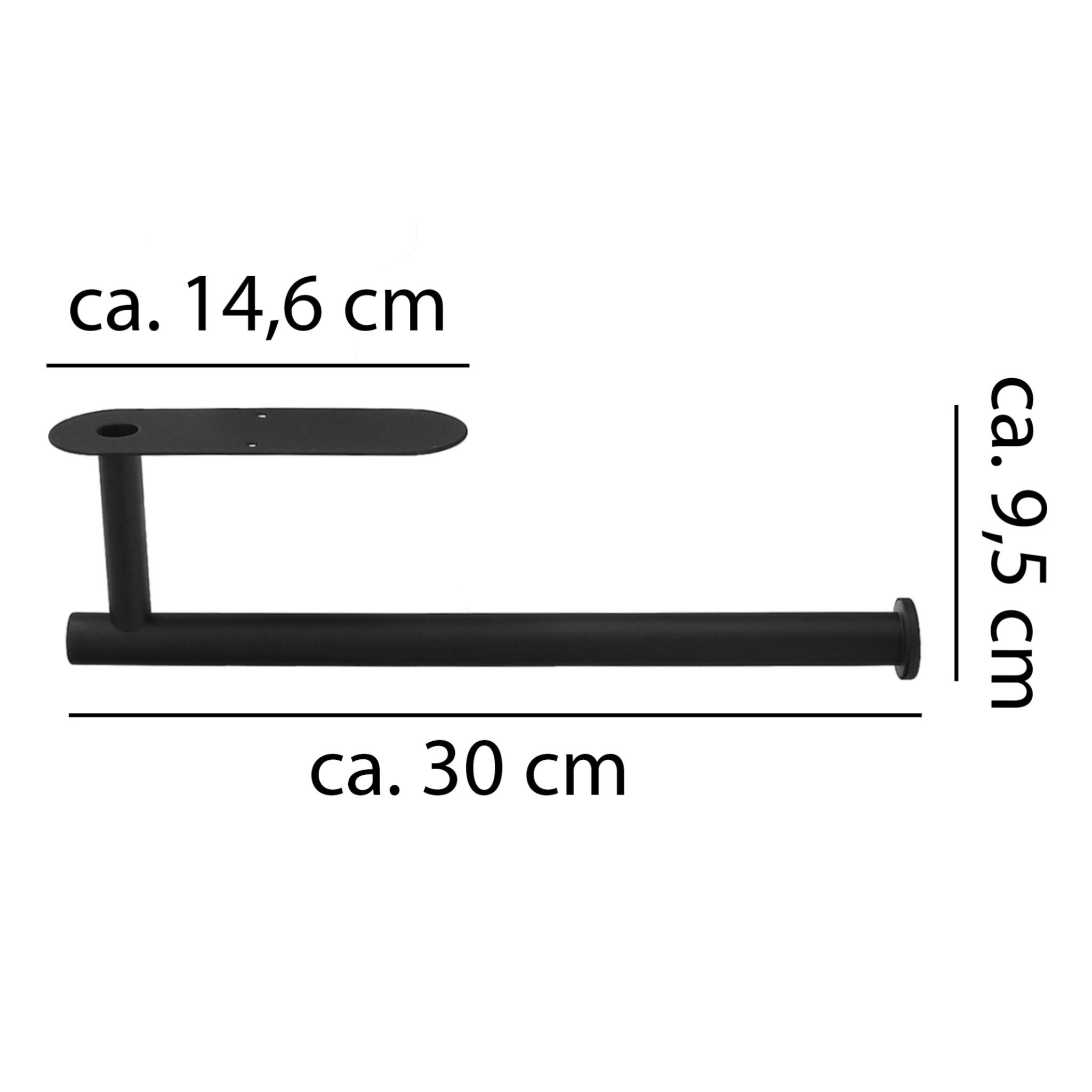 VonBueren Küchenrollenhalter VonBueren Küchenrollenhalter ohne Bohren