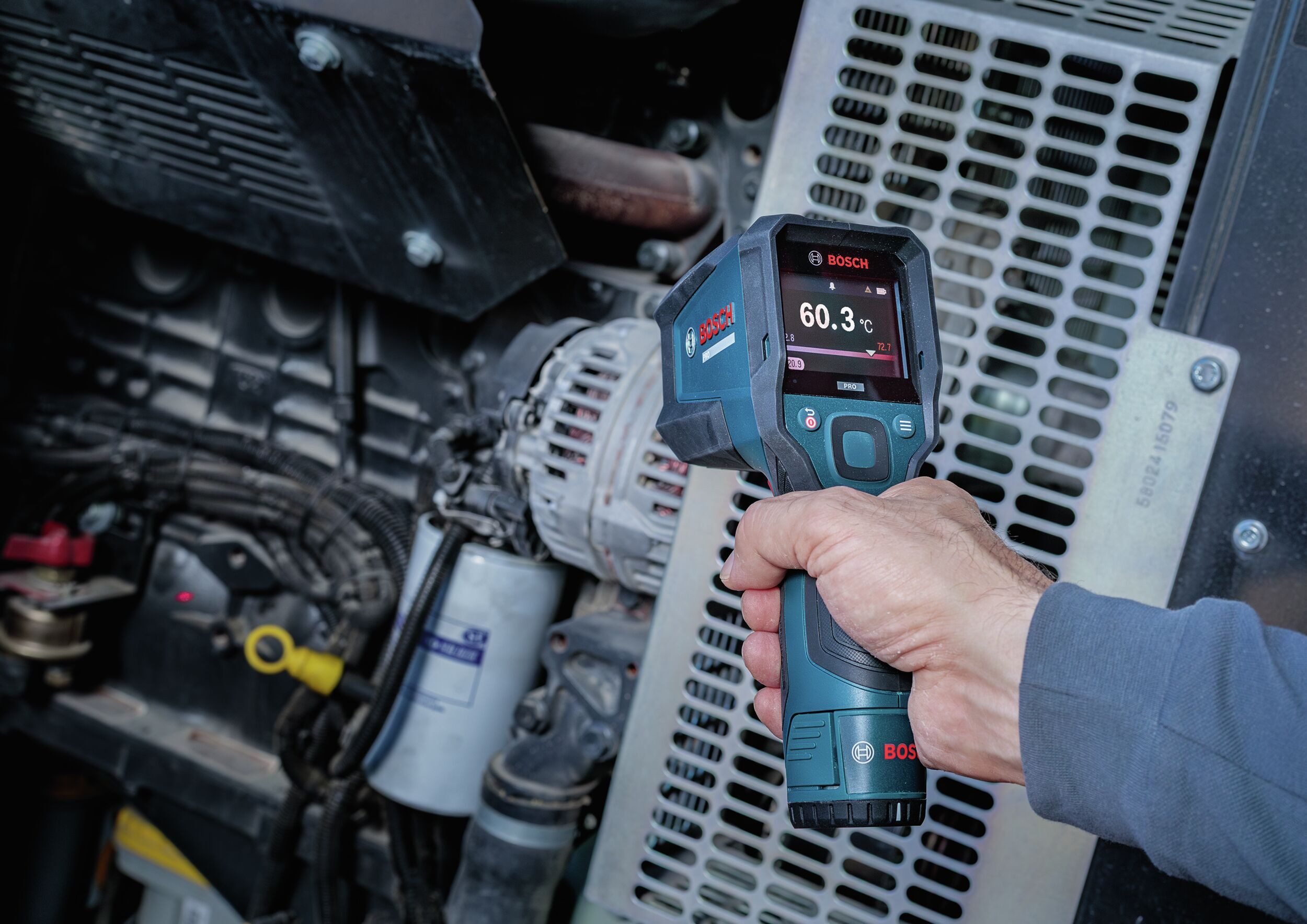 BOSCH Wärmebildkamera GIS 12V-700-14, Thermodetektor Ohne Akku - im Karton