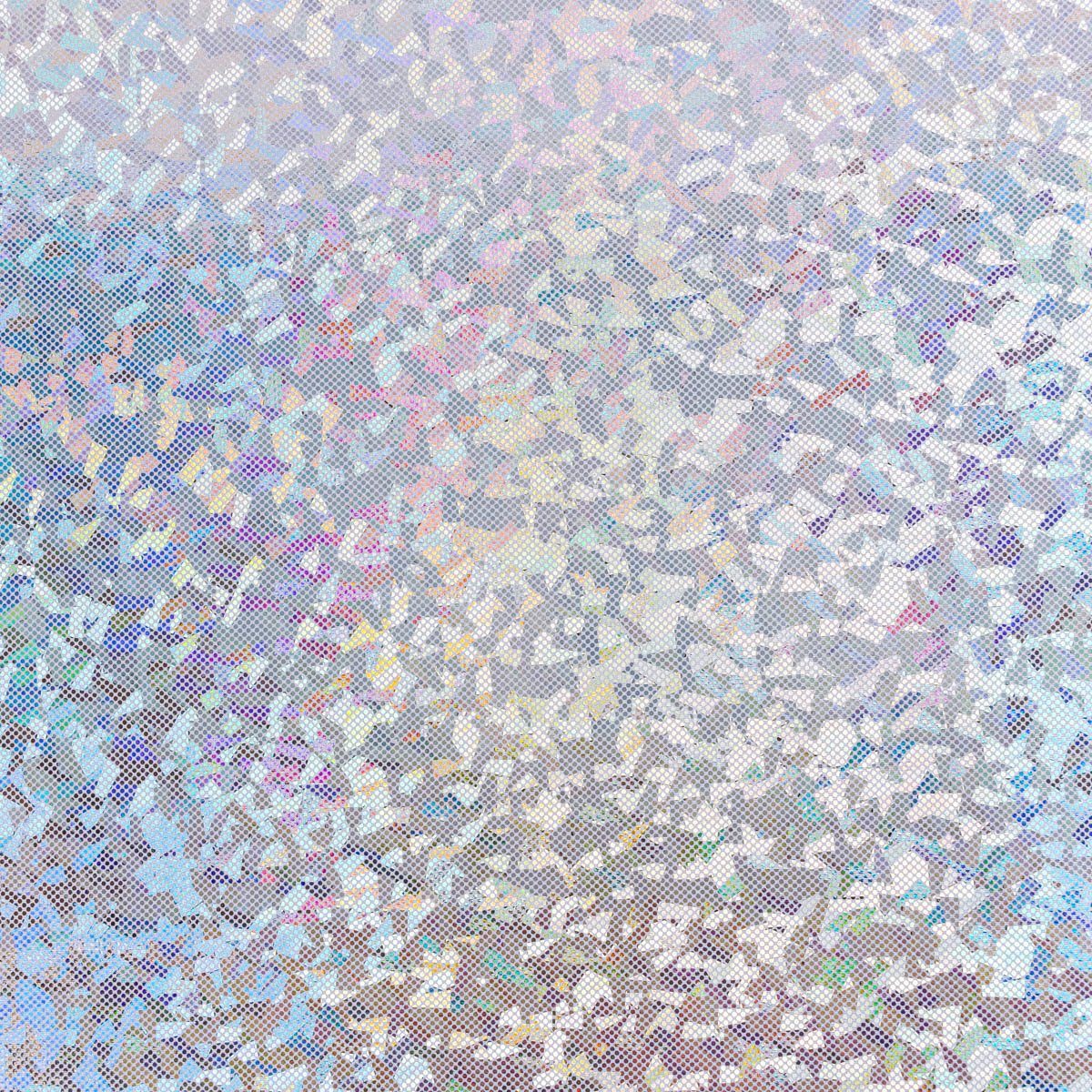 SCHÖNER LEBEN. Stoff Jerseystoff Stretch Glitzer holografisch uni silberfarbig 1,5m Breite, mit Metallic-Effekt