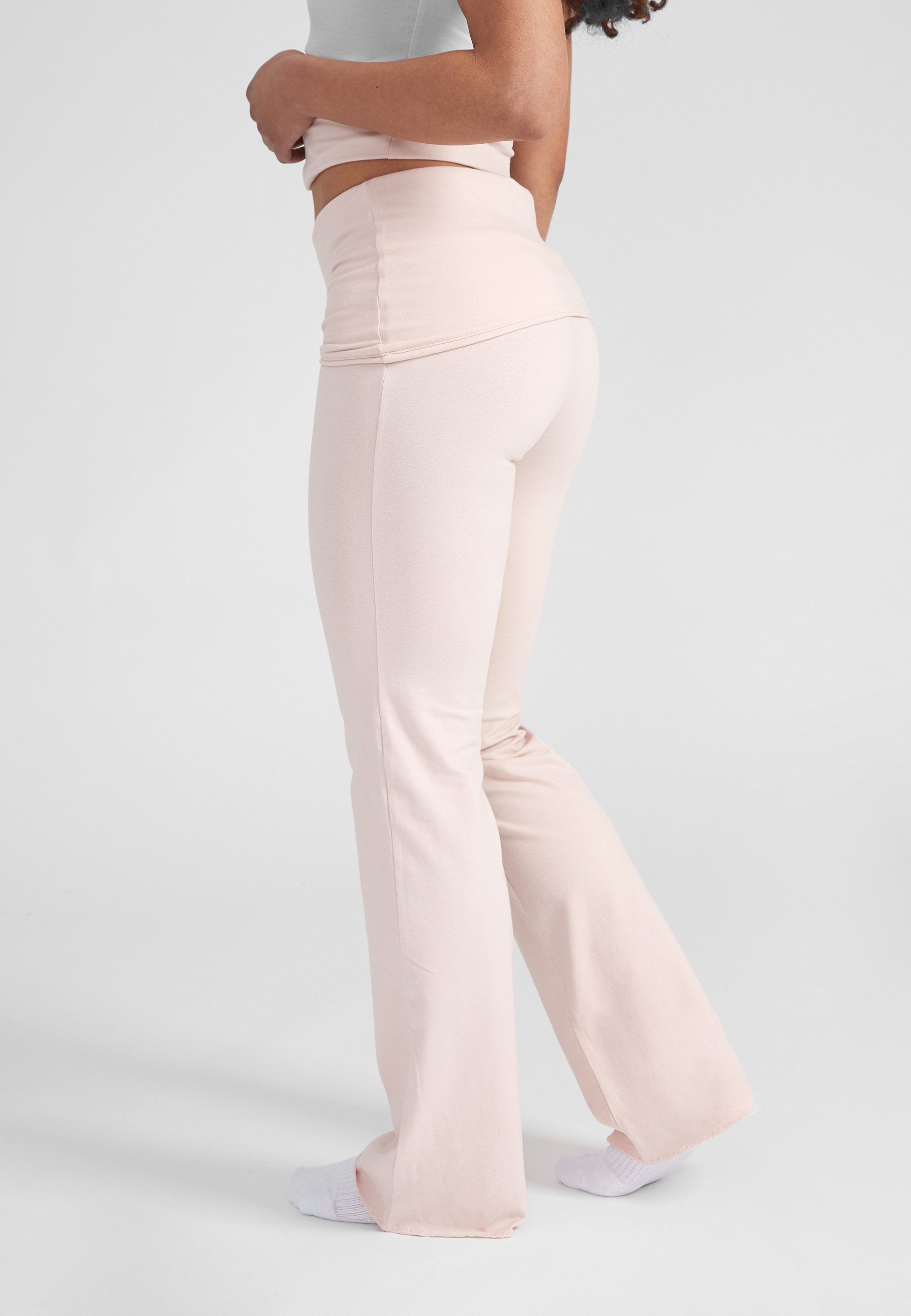 Style Republic Yogahose Freizeithose mit Foldover-Bund