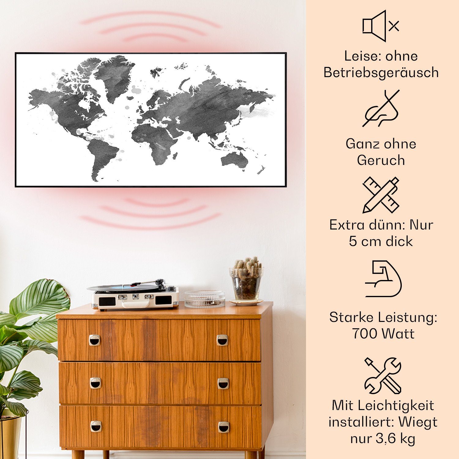 Klarstein Heizkörper Wonderwall Air Art Smart günstig online kaufen