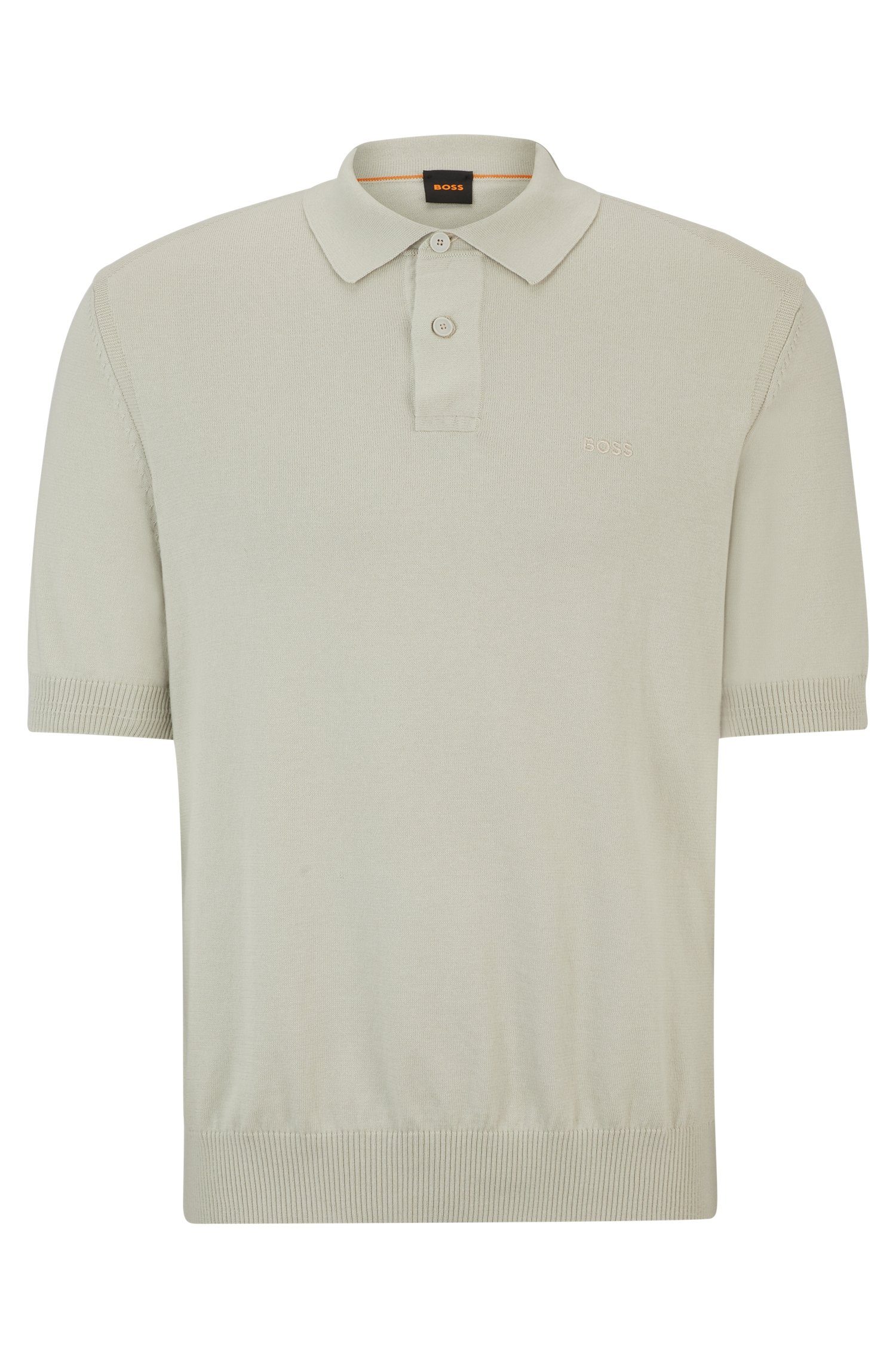 BOSS ORANGE Strickpullover Asac mit Polokragen