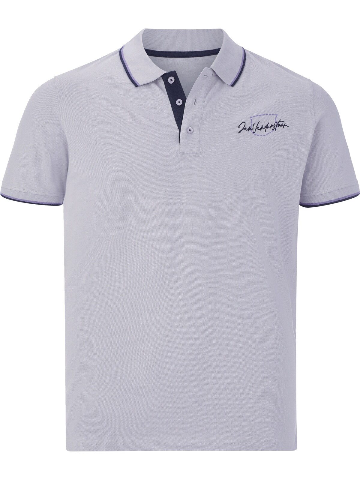Jan Vanderstorm Poloshirt PERDER mit Kontrastdetails