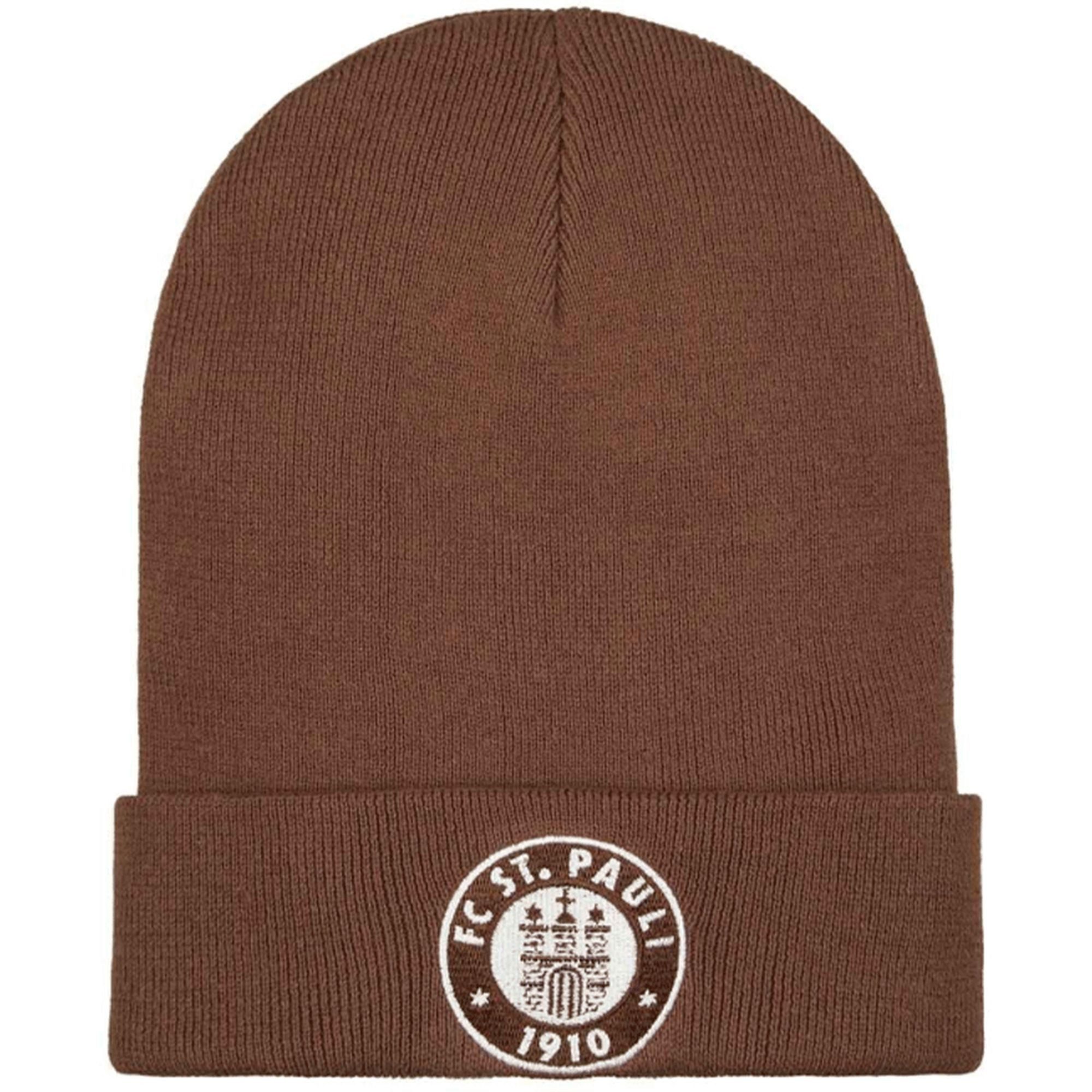 FC St. Pauli Strickmütze FC St. Pauli - Mütze "Dark Brown / Off White"
