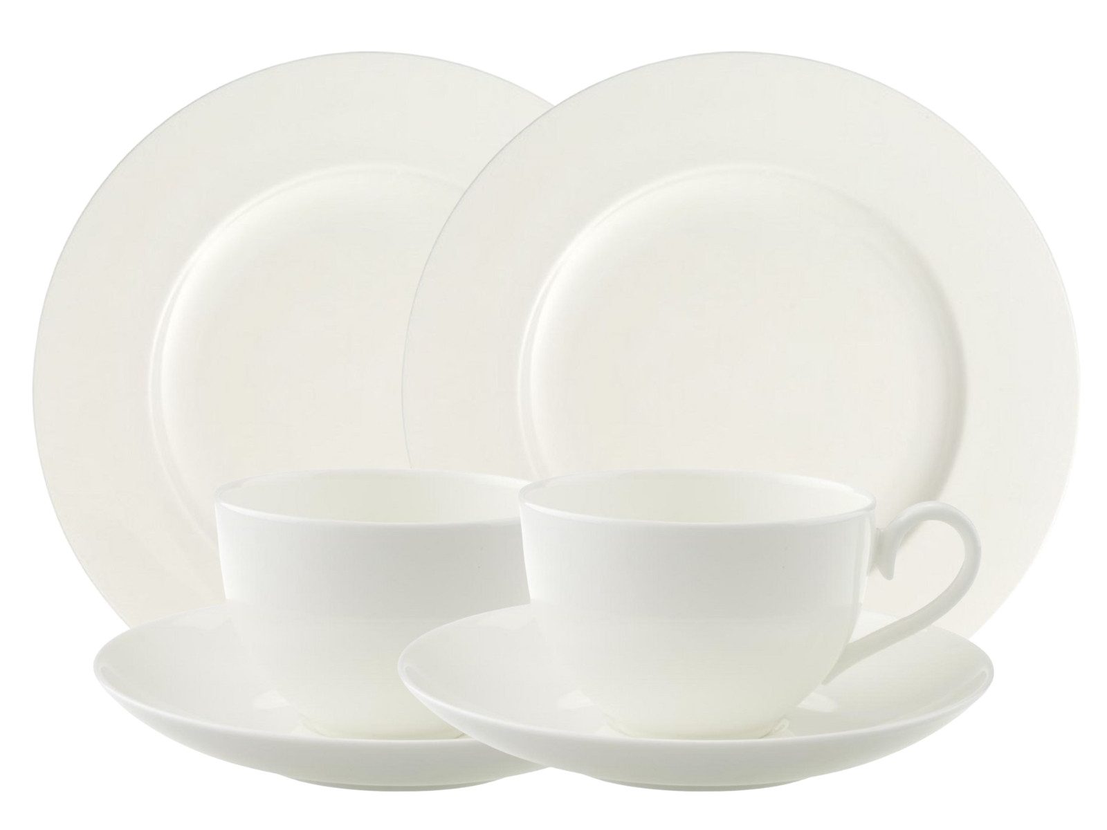 Villeroy & Boch Kaffeeservice Royal Kaffeeset I 6tlg, Premium Bone Porcelain