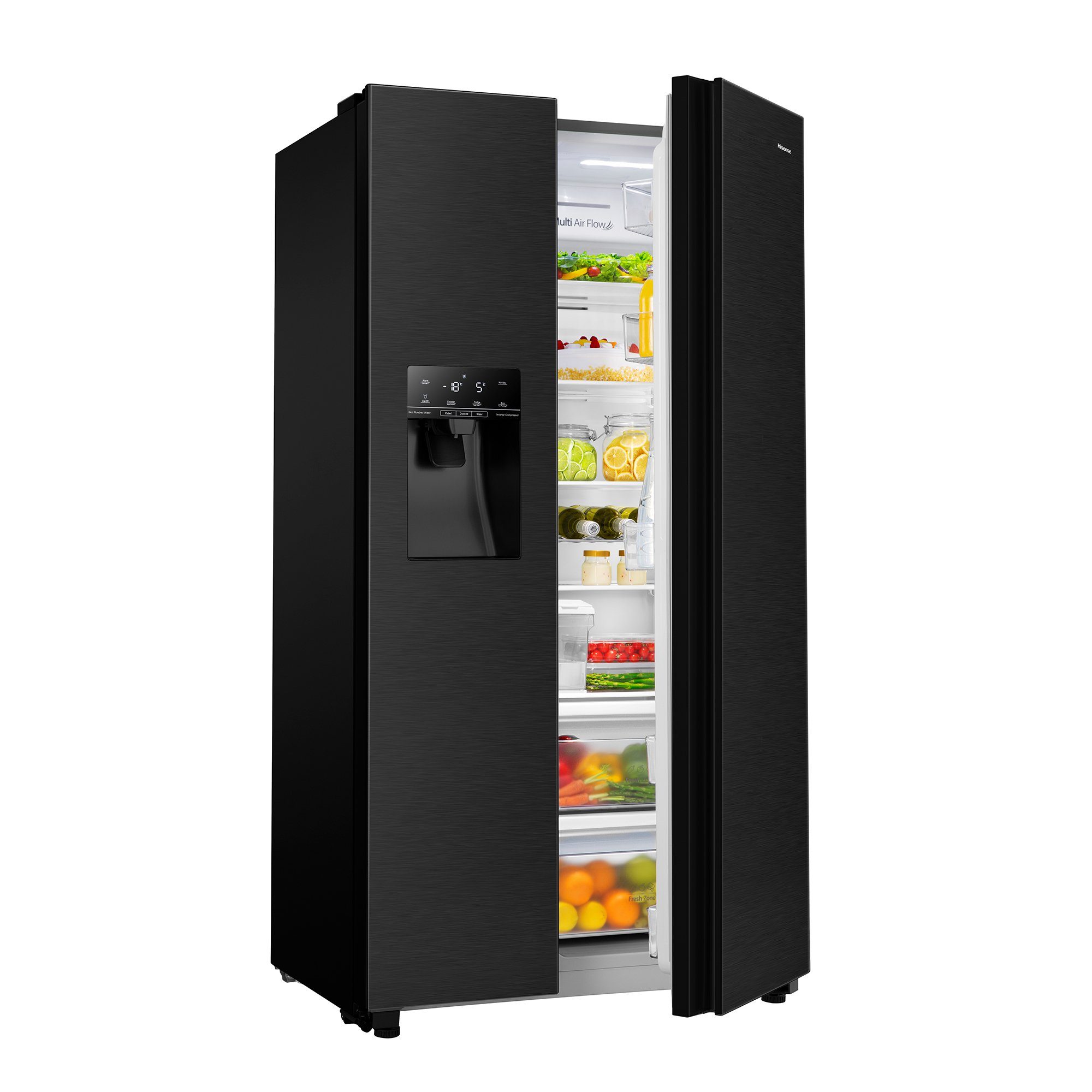Hisense Kühl/Gefrierkombination RS694N4TFE, 178.6 cm hoch, 91 cm breit