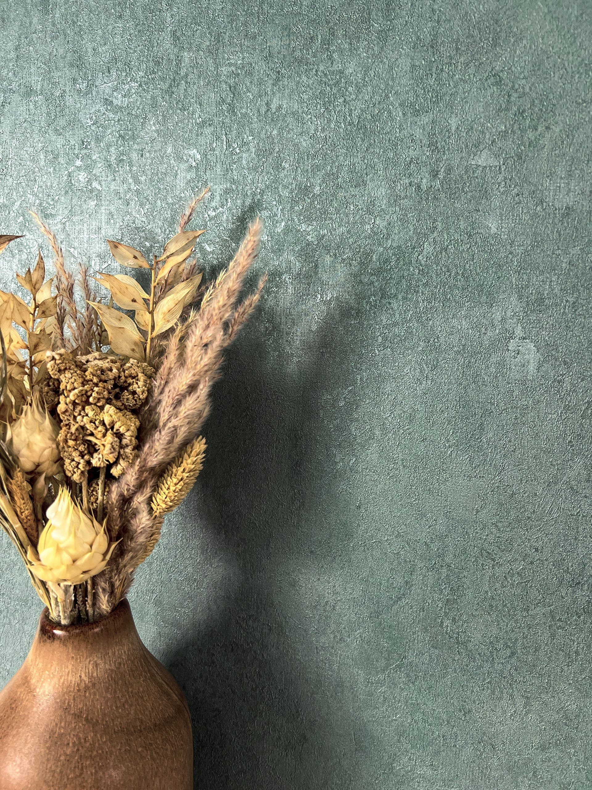 Newroom Vliestapete, Grün Tapete Modern Unifarbe - Universal Einfarbig Grau Metallic Uni Industrial Putz-Optik Leicht glänzend für Schlafzimmer Wohnzimmer Küche, Universal, Einfarbig