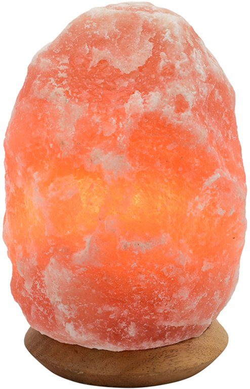 HIMALAYA SALT DREAMS können ca. ein zu Salzkristall-Tischlampe wechselbar, H: ca.18 ein Warmweiß, Rock, Unikat, von Stein - - Stein jeder Stein unterschiedlich Leuchtmittel Unikat Jeder cm, 2-3kg, Handgefertigt ist Stein Maße