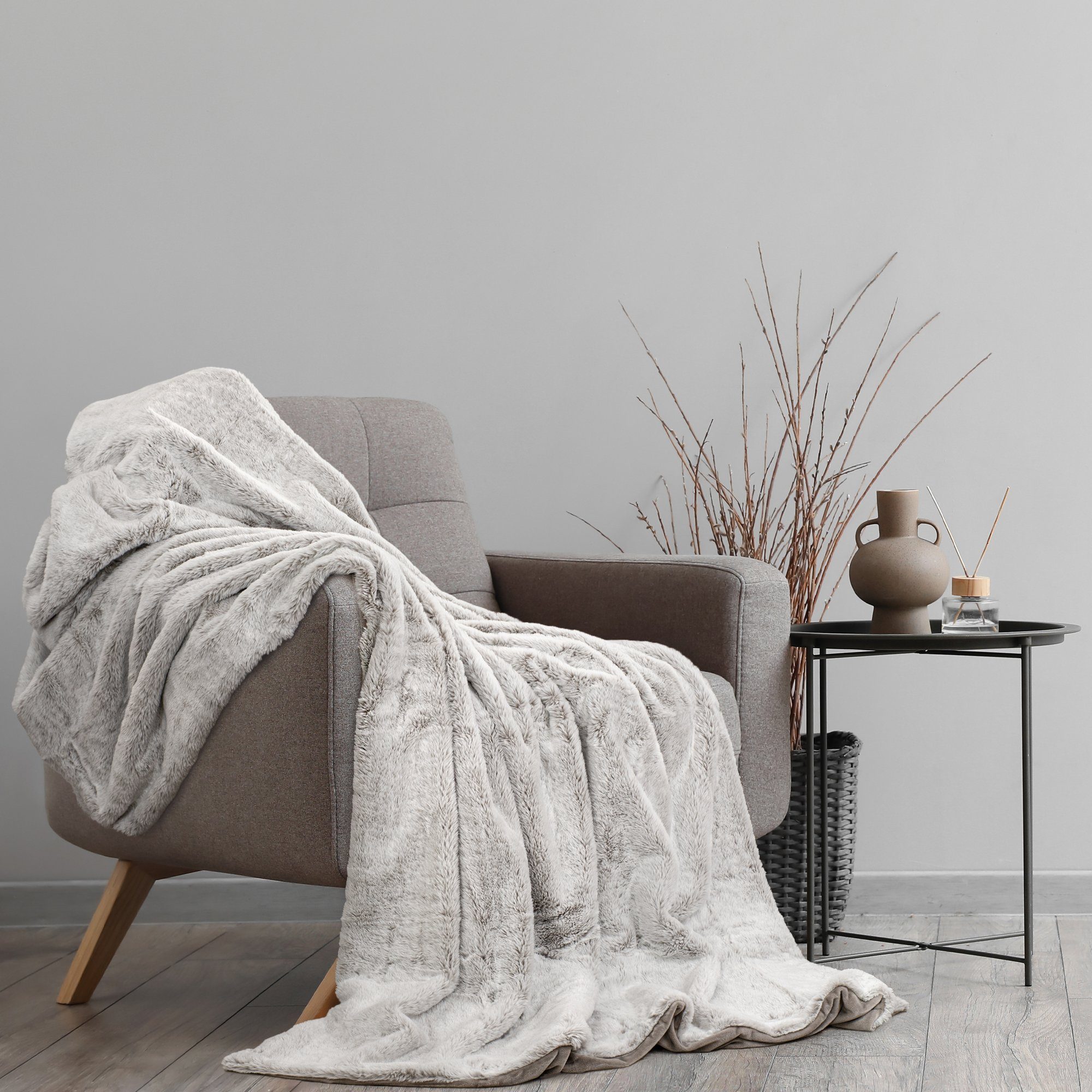 Wohndecke Kuscheldecke Felloptik 150x200 cm, BALOU günstig online kaufen