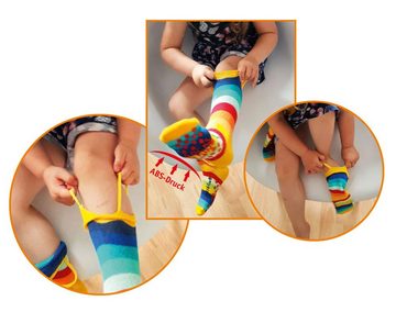 FussFreunde ABS-Socken 2 Paar rutschfeste ABS Henkel-Socken Stoppersocken für Kleinkinder