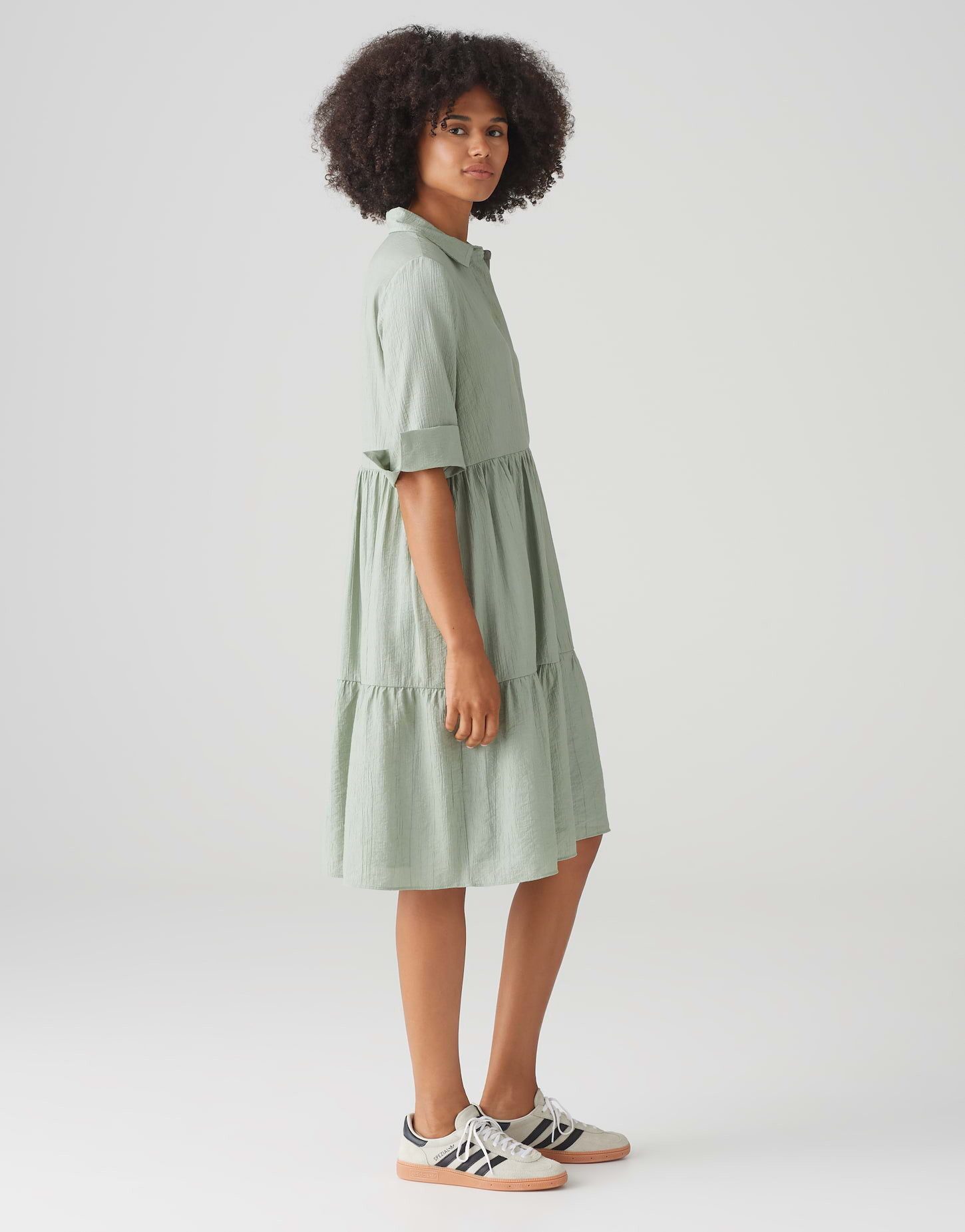 OPUS Hemdblusenkleid Hemdblusenkleid WOTELI