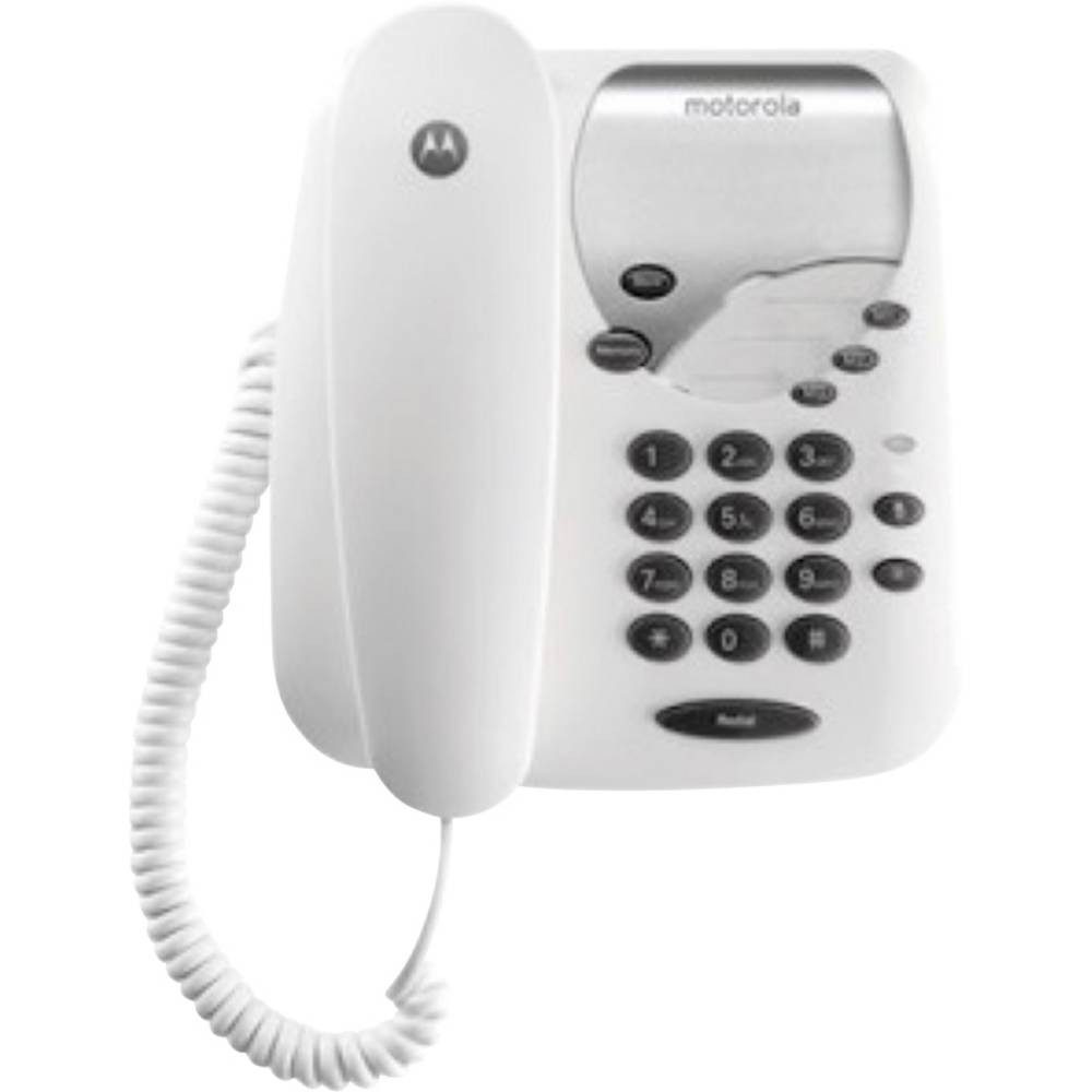 Motorola Corded Phone Schwarz 107CT1WHITE Schnurloses DECT-Telefon
