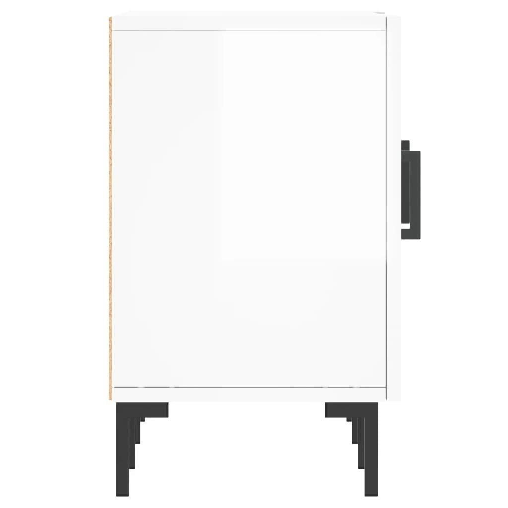 Holzwerkstoff Hochglanz-Weiß 150x30x50 cm TV-Schrank furnicato