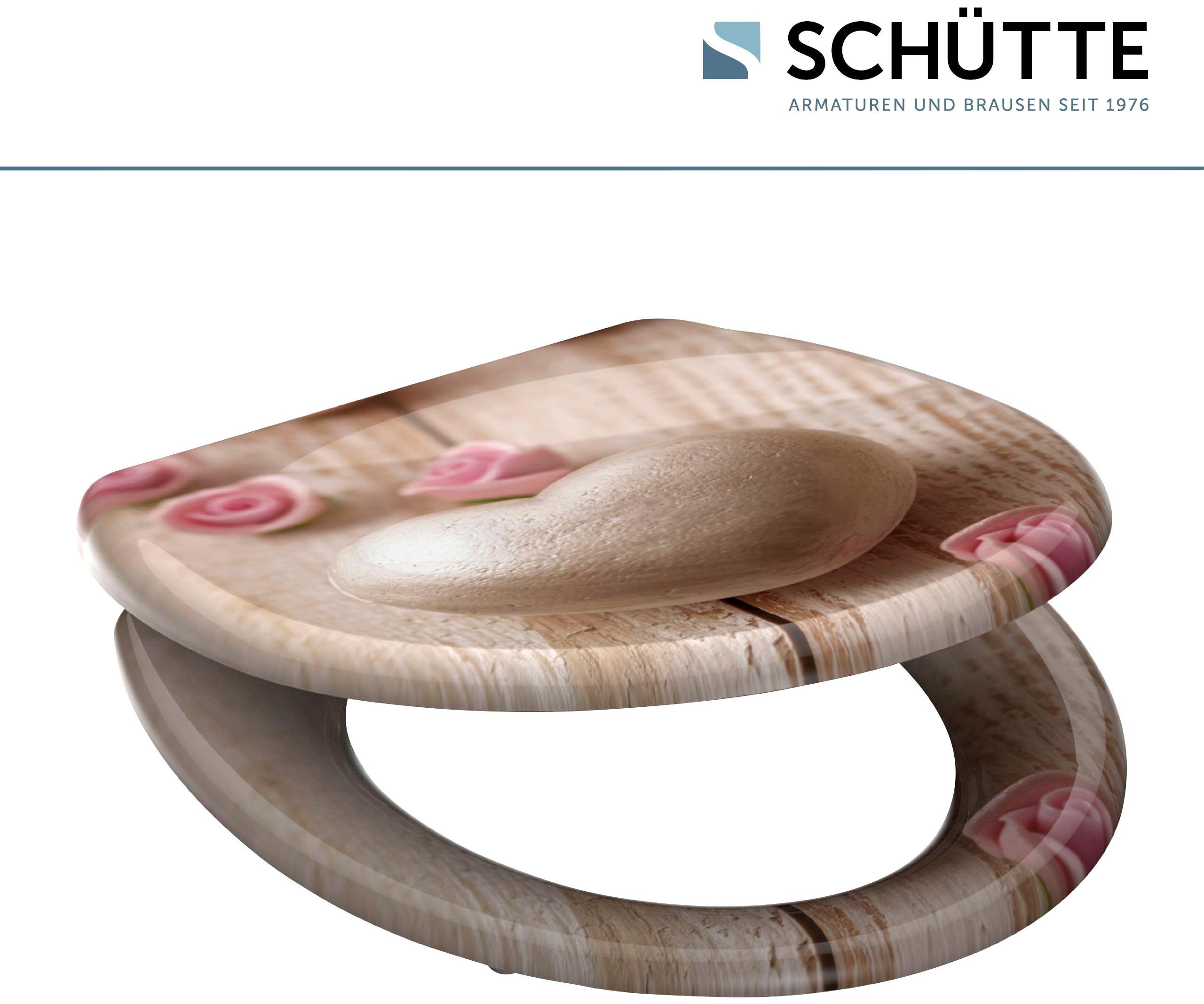Schütte WC-Sitz Romantik, Duroplast, mit Absenkautomatik und Schnellverschluss