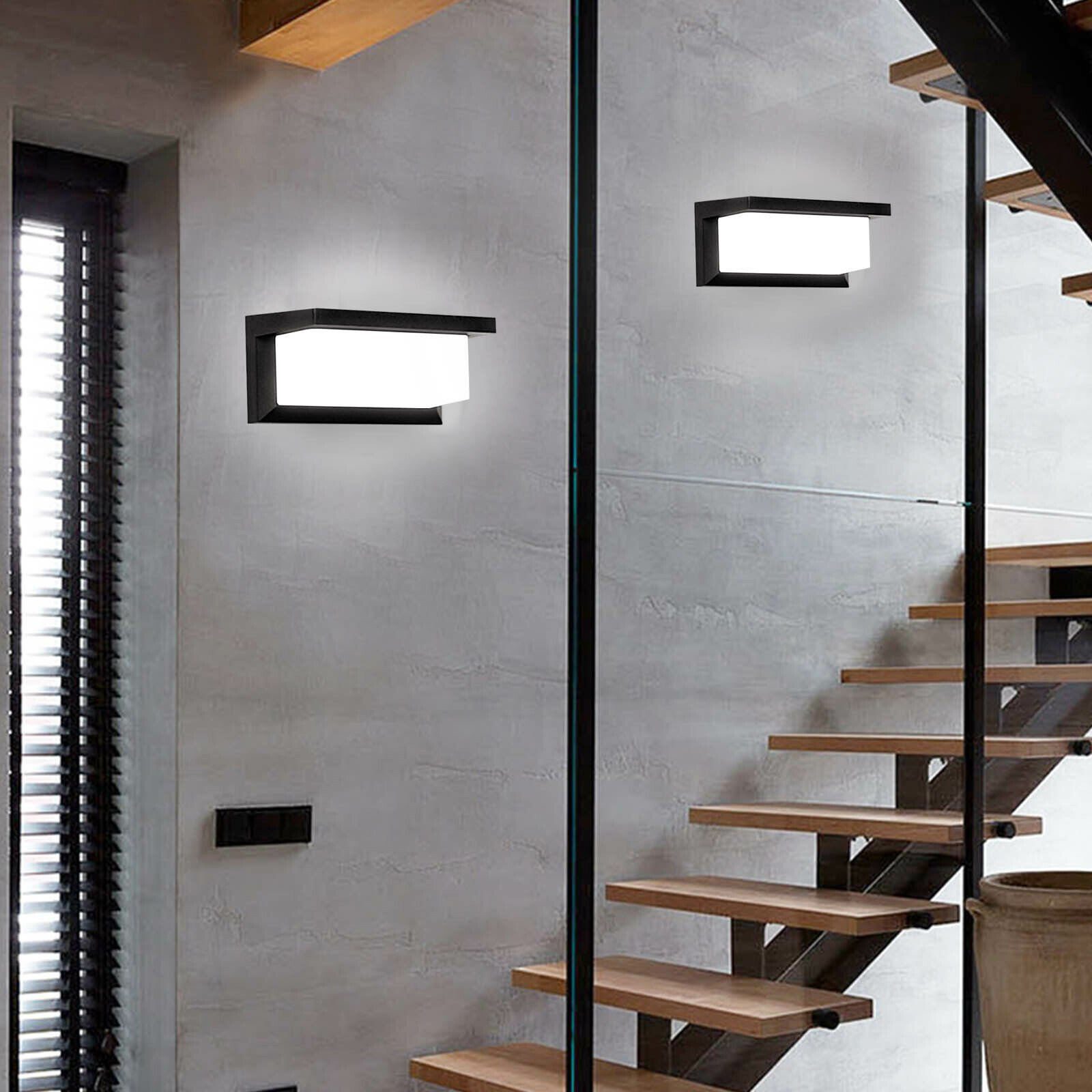 LETGOSPT Außen-Wandleuchte 18W LED Wandleuchte mit günstig online kaufen