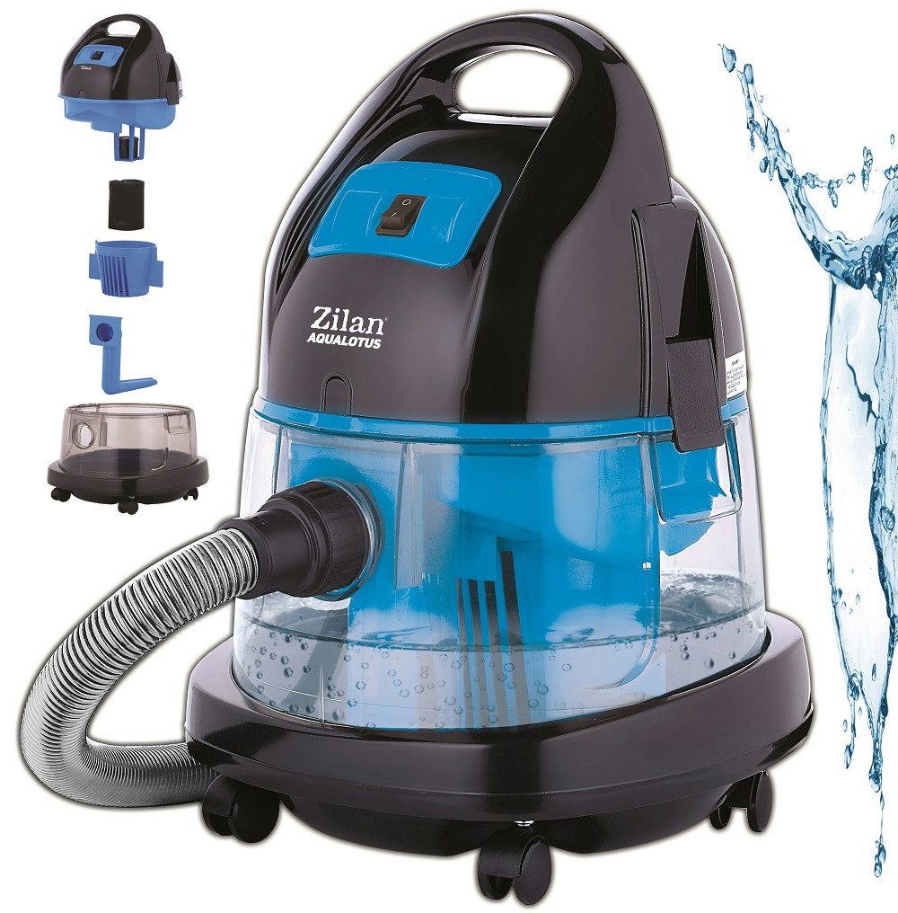 Zilan Bodenstaubsauger ZLN-8945b, 2000 W, beutellos, Wasserfilter,8 Liter,Tragegriff,Für Innen- und Außenreinigung