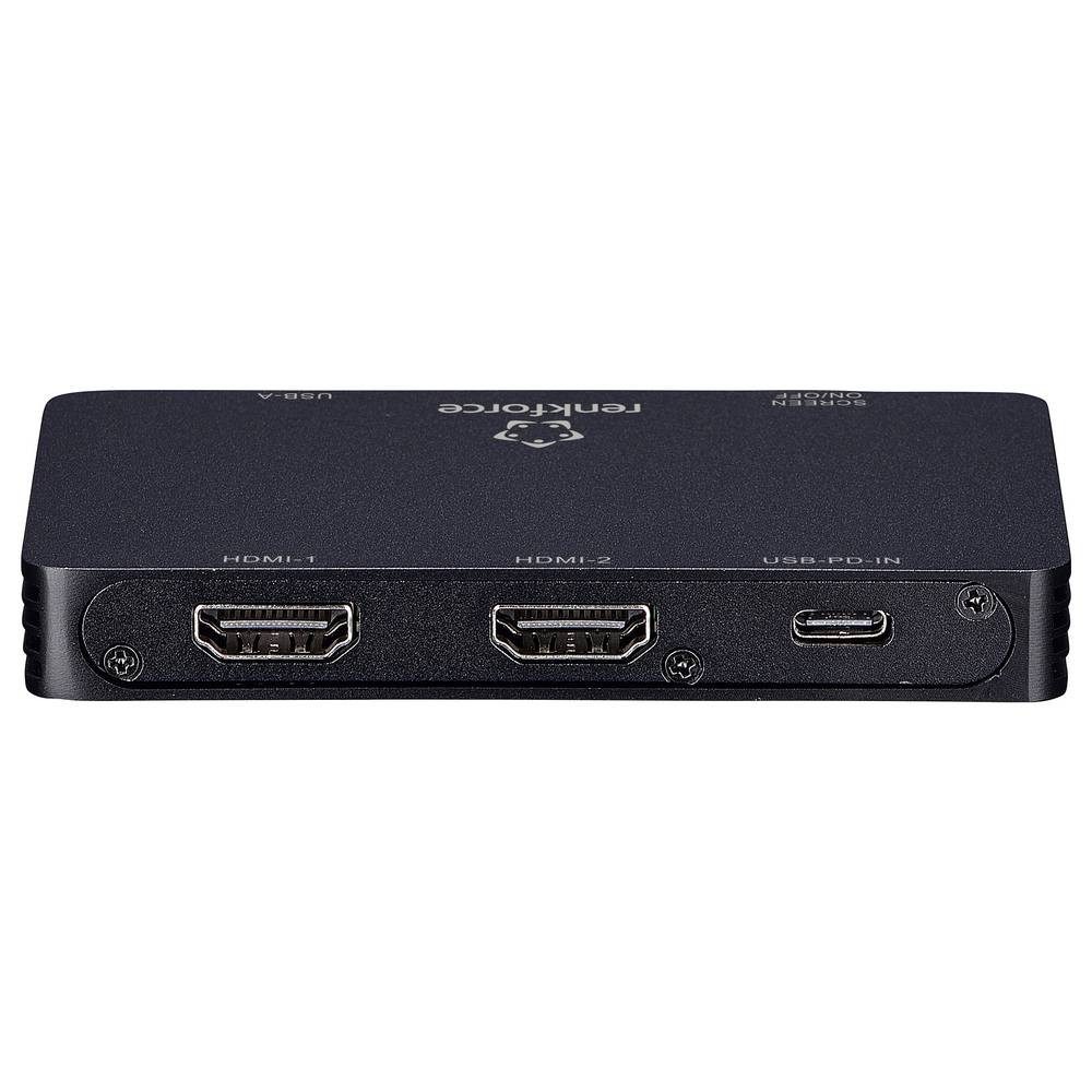 Renkforce Laptop-Dockingstation USB-C® Dockingstation RF-USBHA-480 Passend für Marke Dockingstations: