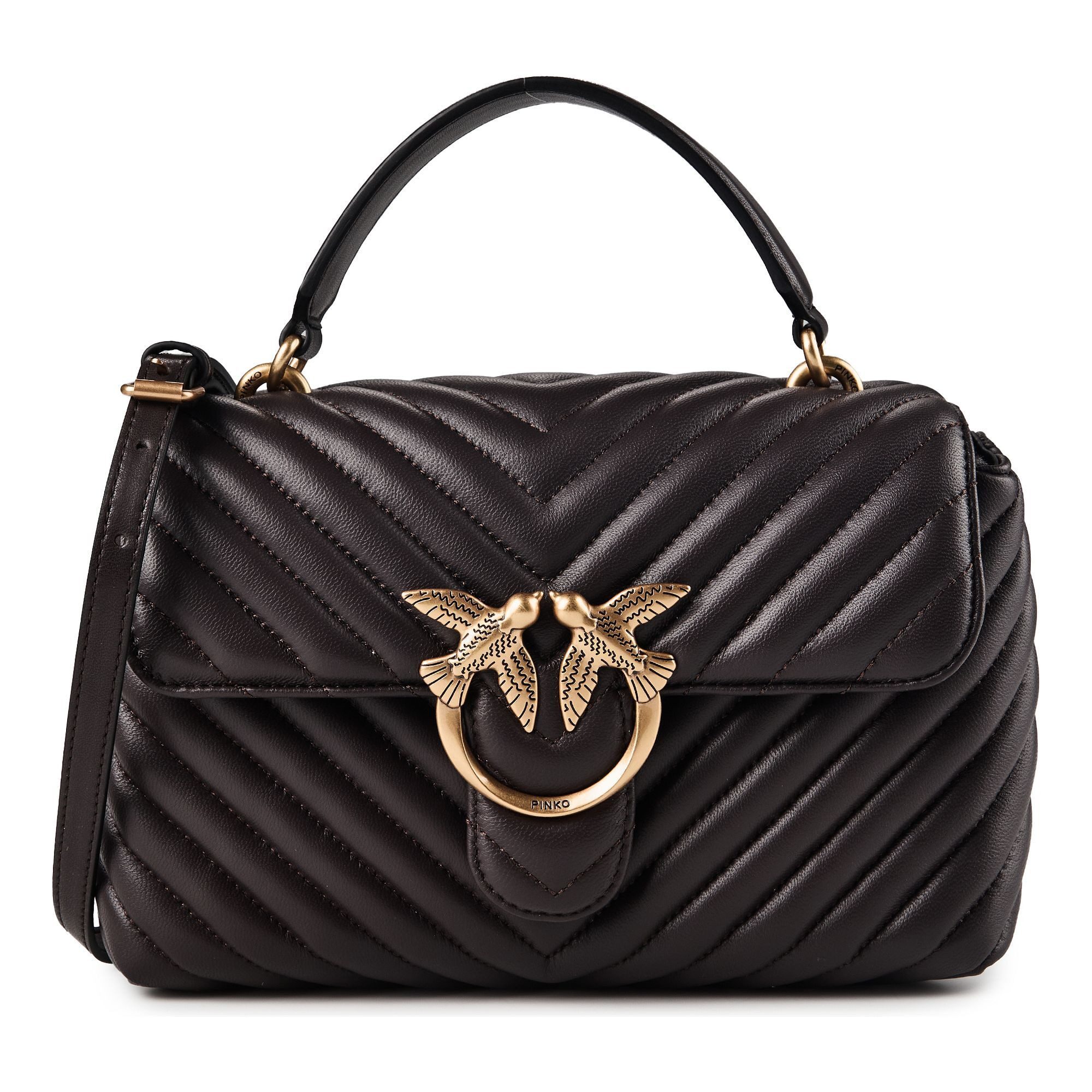 PINKO Henkeltasche Love Lady, Leder