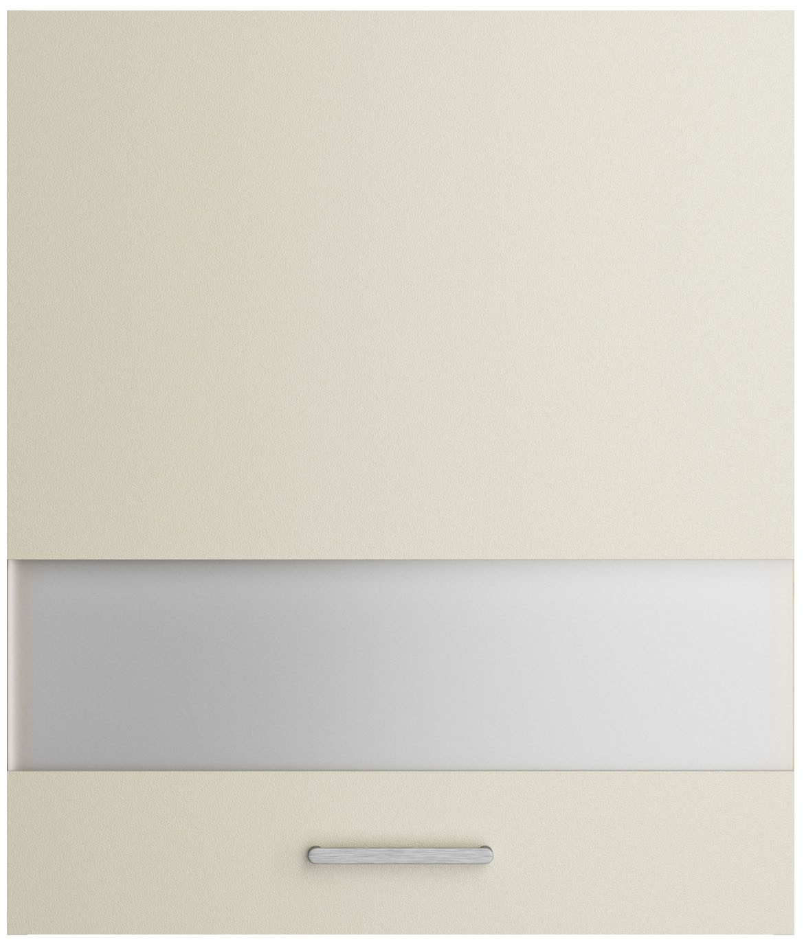 KOCHSTATION Hängeschrank KS-Lucy Breite 60 cm, mit 1 Segmentglastür, 2 Einlegeböden, Soft-Close