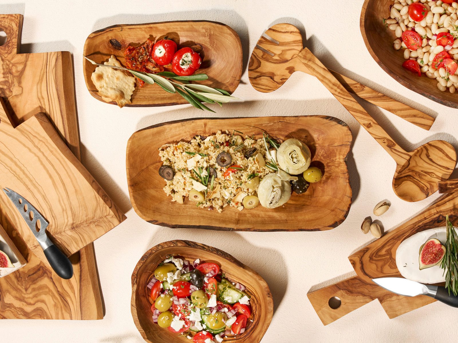 ASA SELECTION Universalmesser wood Buttermesser Olivenholz 16cm, Besteck