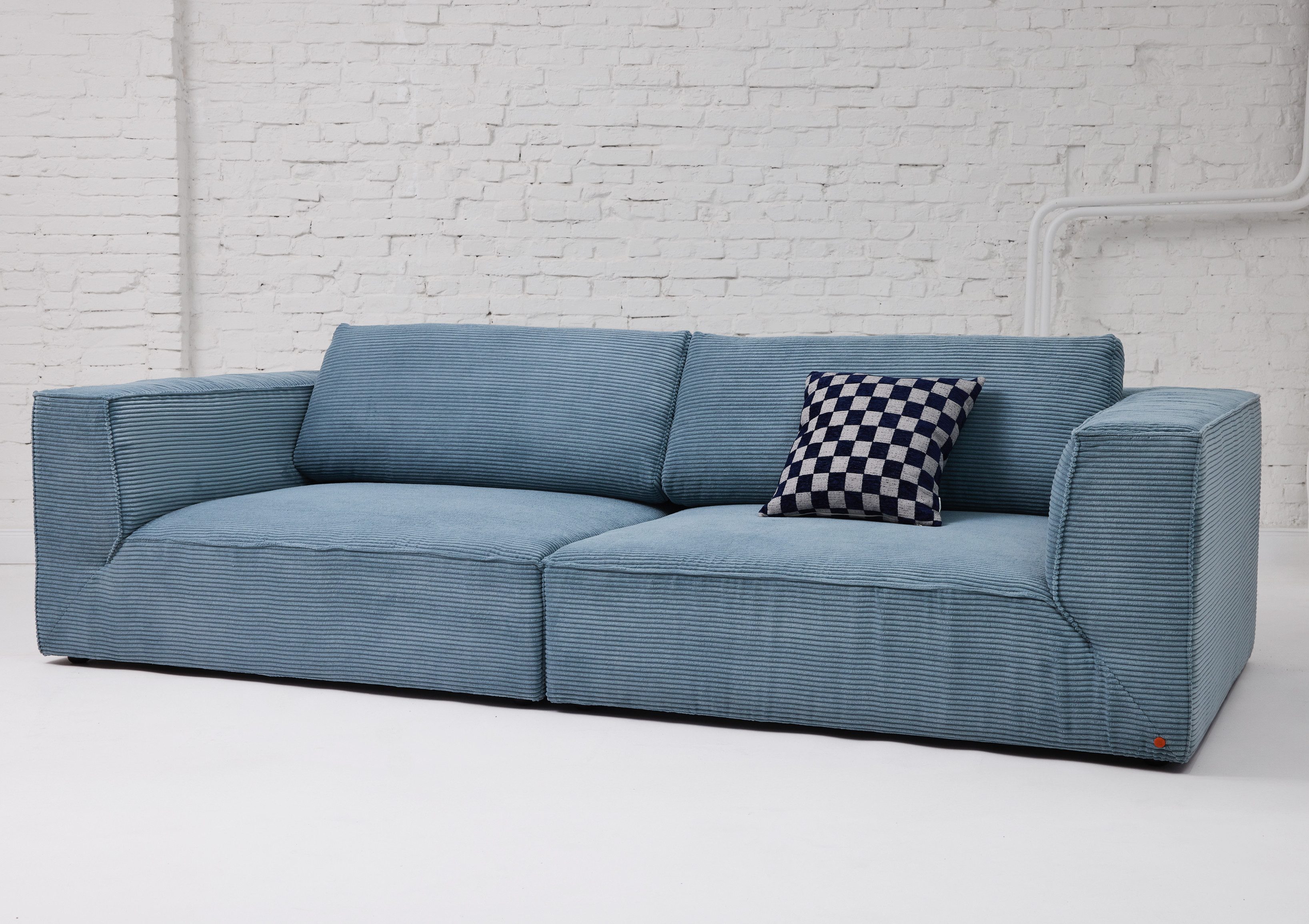HOME OF COLORS Big-Sofa BIG CUBE – das kubische Sofa mit extra-tiefem, soften Sitzgefühl, in weichem Cordstoff – in vielen schönen Farben