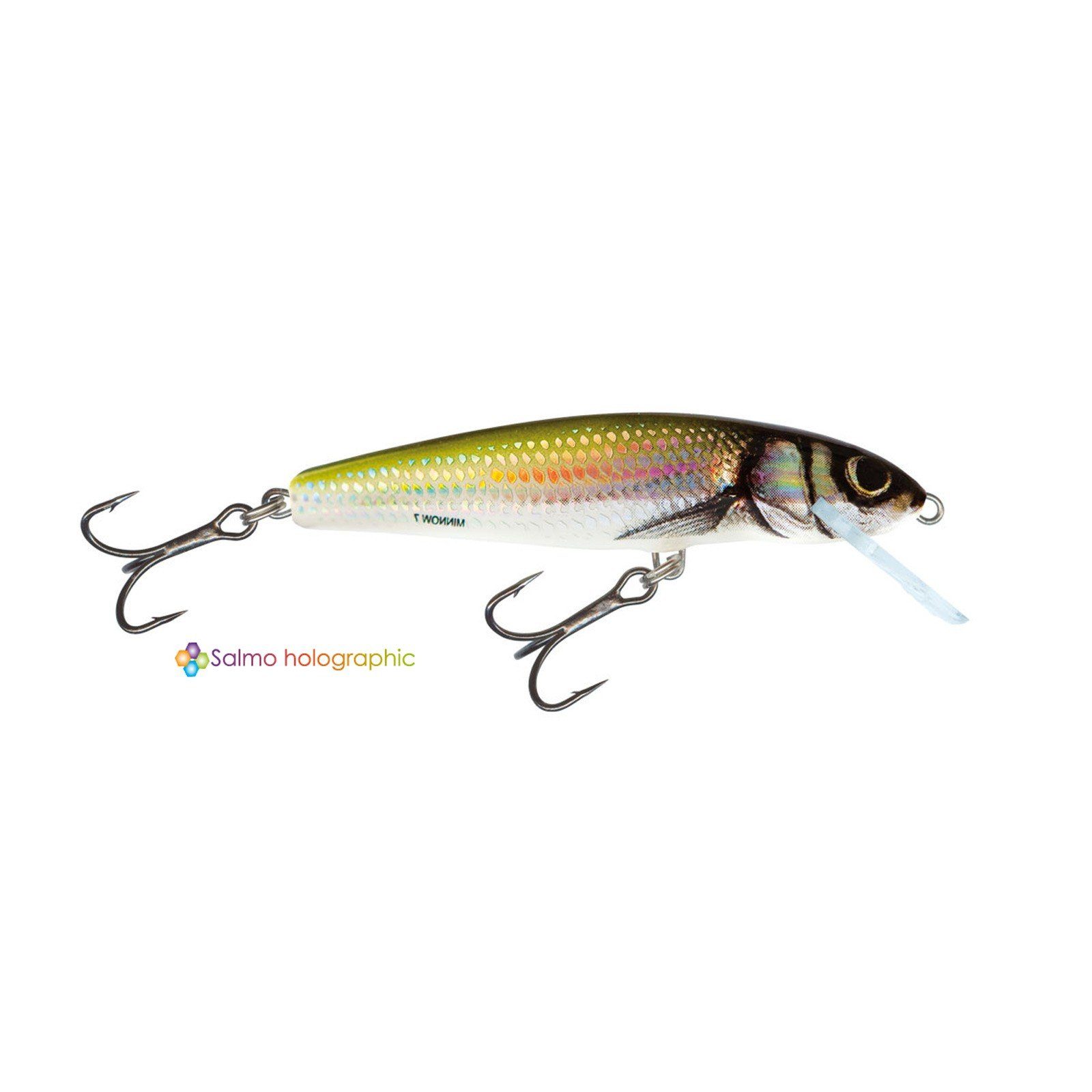 Salmo Kunstköder, Salmo Minnow 5cm F Holo Bleak Wobbler