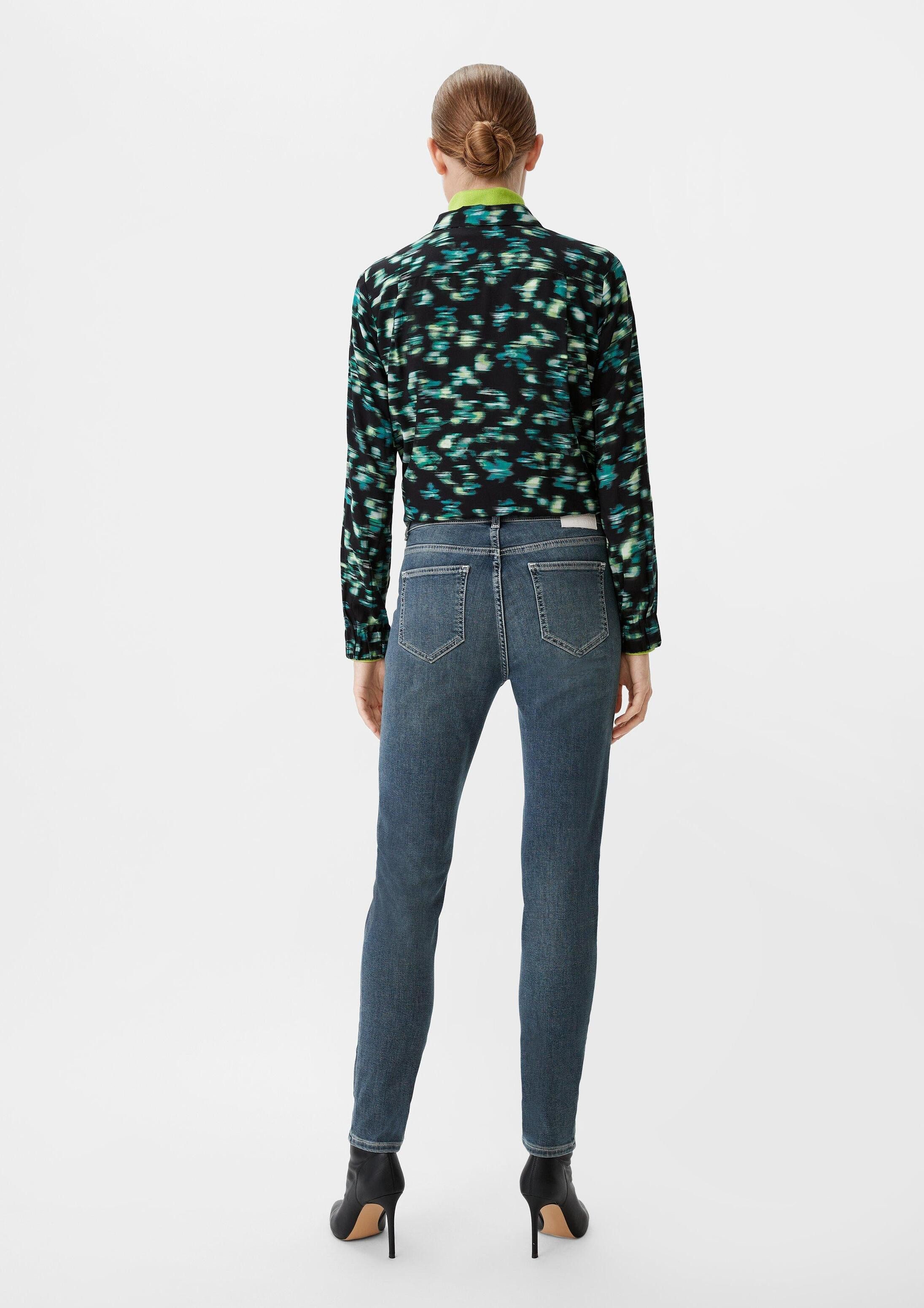 comma Skinny-fit-Jeans Jeans-Hose Skinny: Jeans mit Waschung