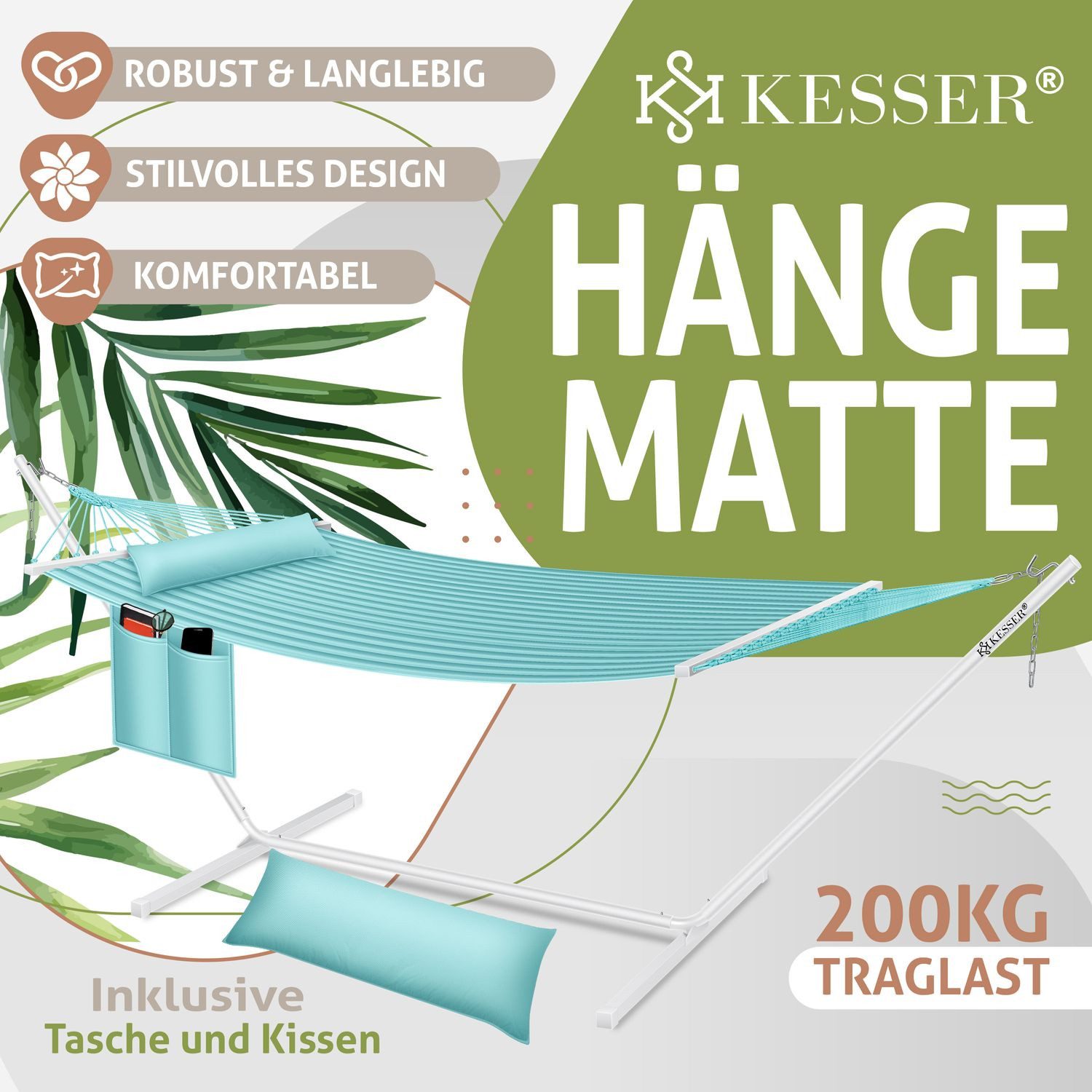 KESSER Hängematte, Hängematte HILL mit Gestell günstig online kaufen