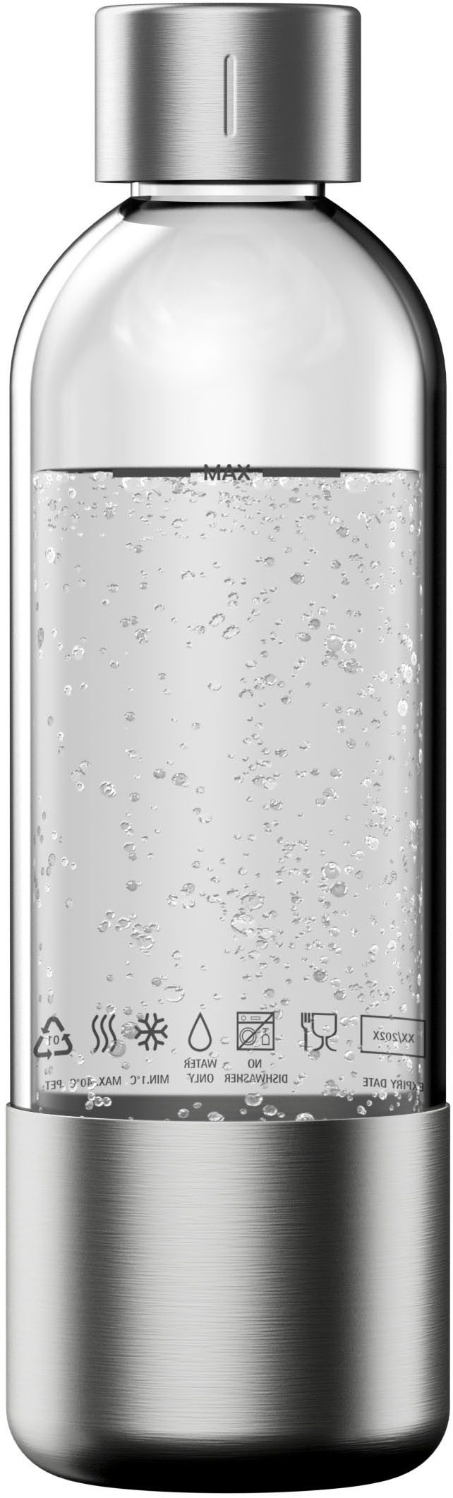 WMF Wassersprudler Flasche Element One, (1-tlg), High-Quality PET, kompatibel mit WMF Element One Wassersprudler