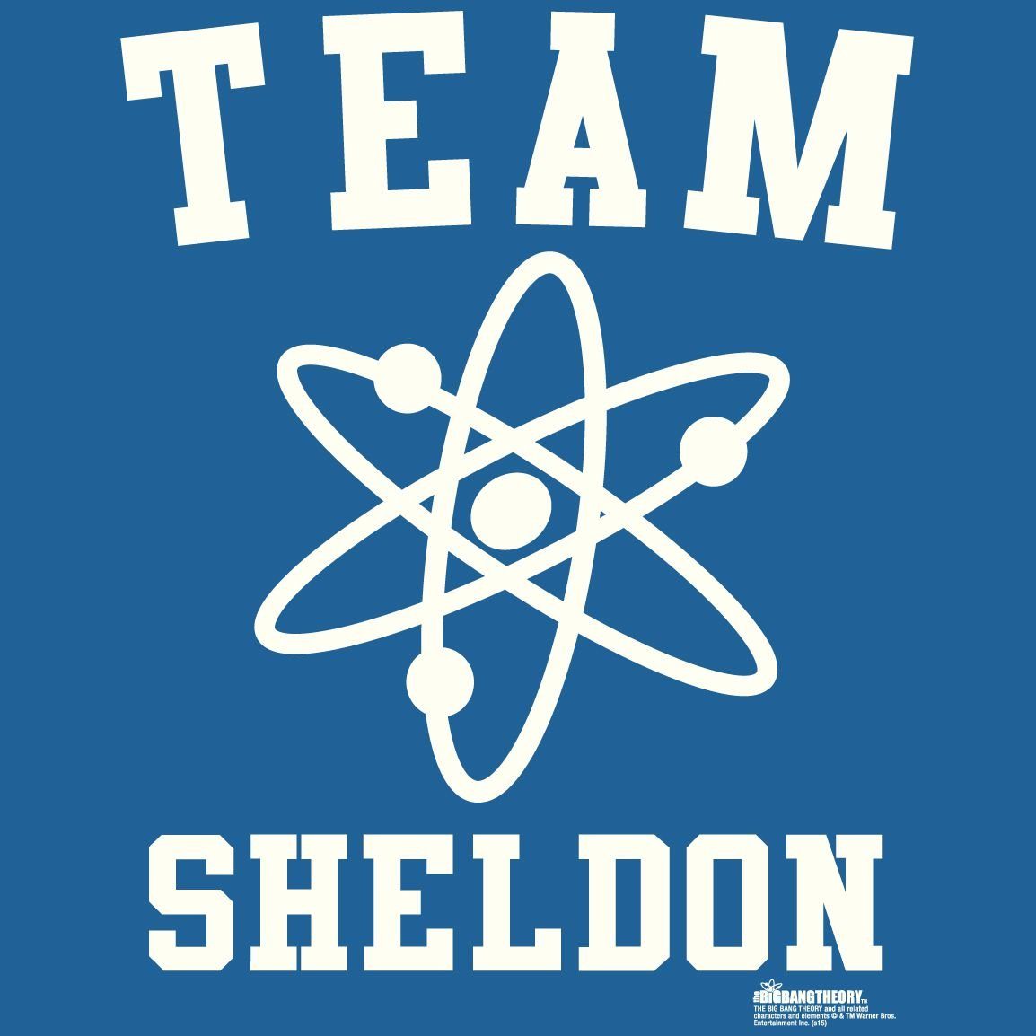 LOGOSHIRT T-Shirt mit Frontprint großem Sheldon Team