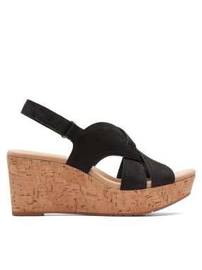 Clarks Sandalen Rose Erin 26171307 Black Nubuck Sandale