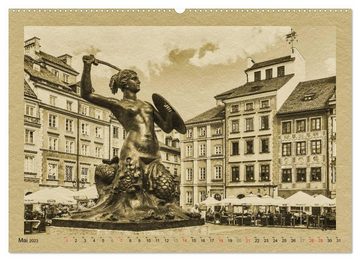 CALVENDO Wandkalender Polen – Ein Kalender im Zeitungsstil (Premium, hochwertiger DIN A2 Wandkalender 2023, Kunstdruck in Hochglanz)