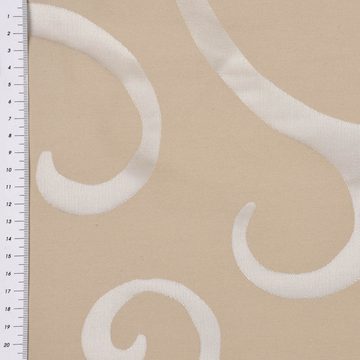 Rasch TEXTIL Stoff Rasch Textil Dekostoff raumhoch Curl Ranken Schnörkel beige 300cm, überbreit