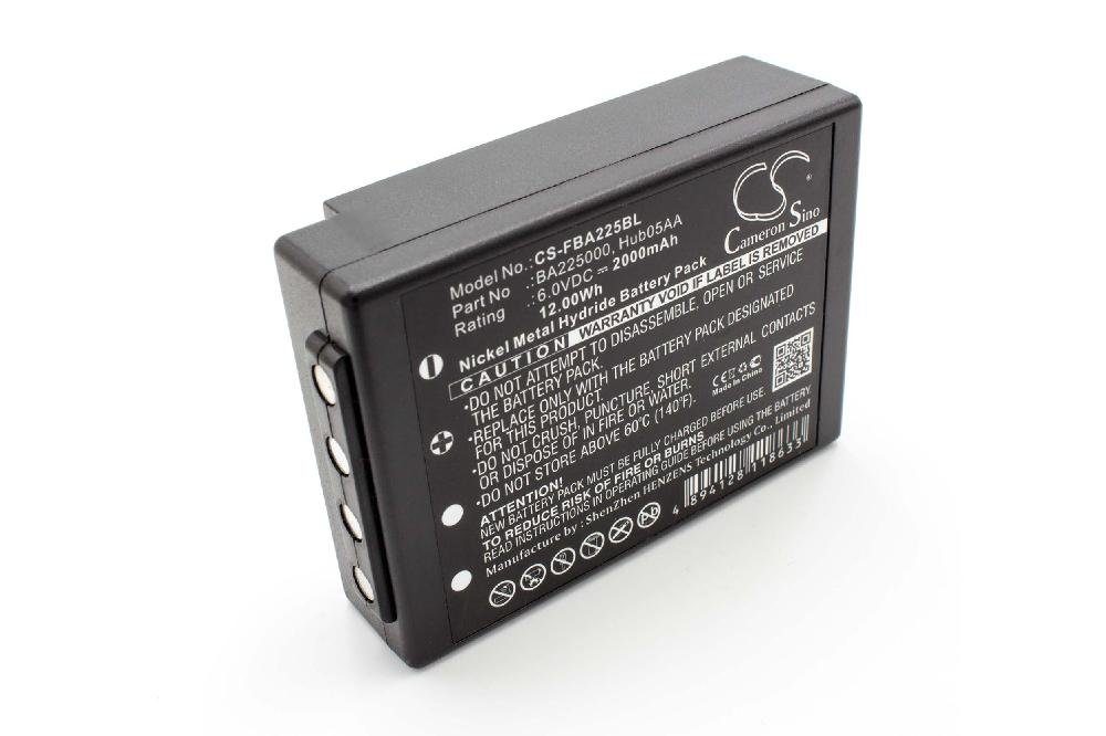 vhbw kompatibel mit HBC Micron 6, 4 Akku NiMH 2000 mAh (6 V)