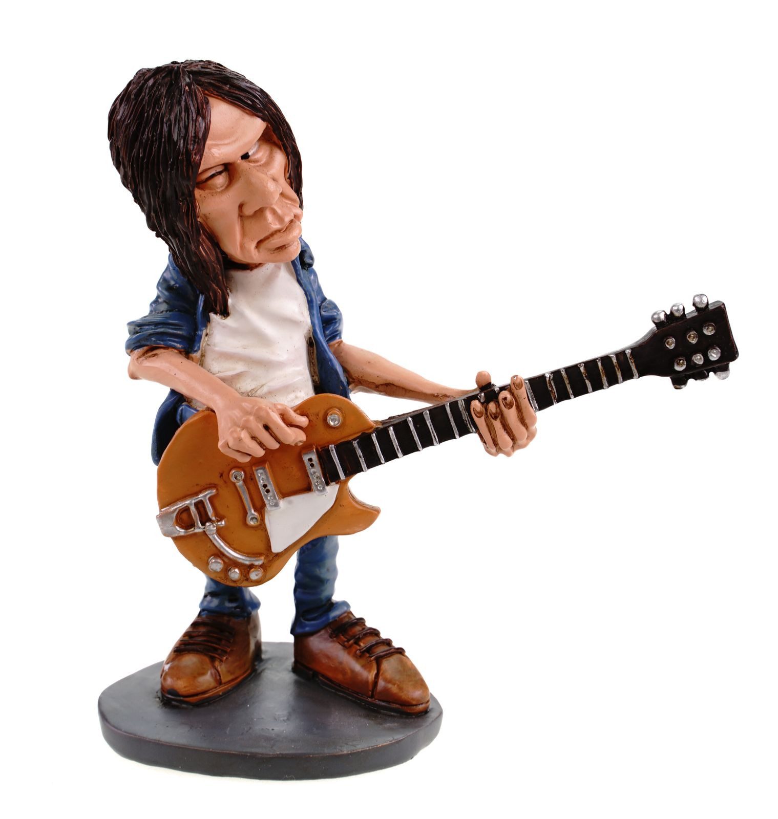 Vogler Dekofigur Funny Life Rockstar Neil Figur Handbemalt Warren Stratford 11 cm Deko