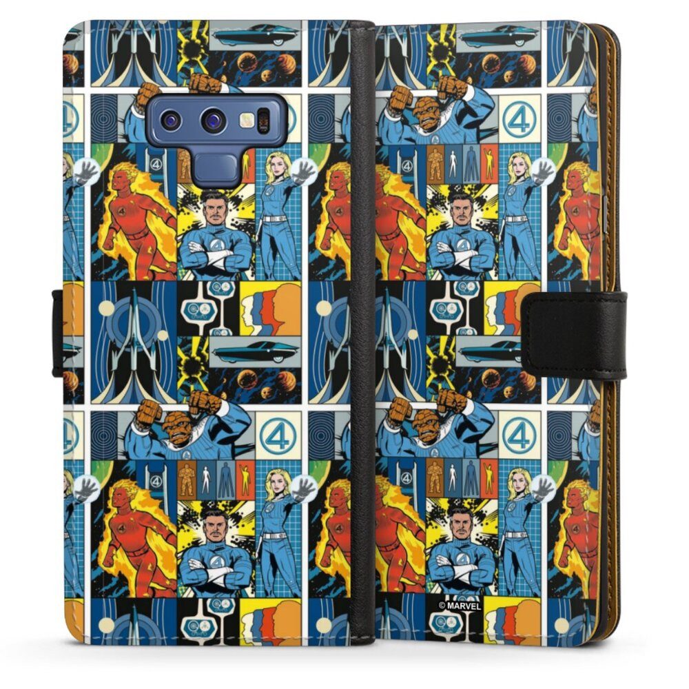 DeinDesign Handyhülle Marvel The Fantastic Four Offizielles Lizenzprodukt, Samsung Galaxy Note 9 Hülle Flip Case Klapphülle Handytasche Leder