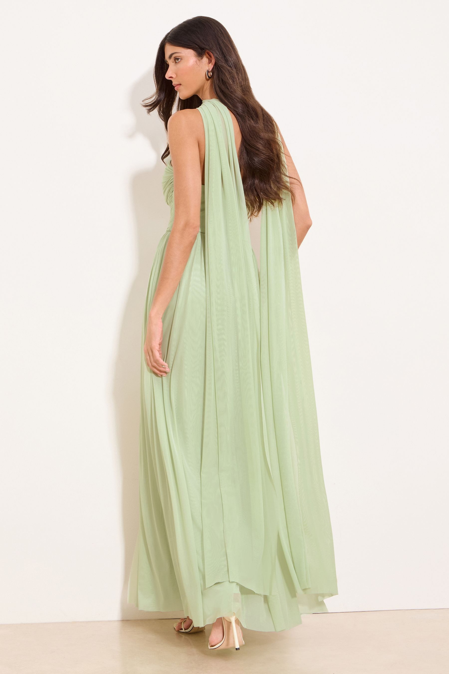 LIPSY Maxikleid Lipsy Brautjungfern-Maxikleid, Kurzgröße (1-tlg)