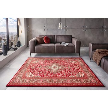 Teppich Orientalischer Kurzflor Teppich Skazar Isfahan Orientrot, NOURISTAN, rechteckig, Höhe: 9 mm