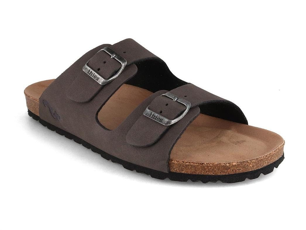 thies Eco Bio Herren Sandale Hausschuh 100% vegan und ultraleicht