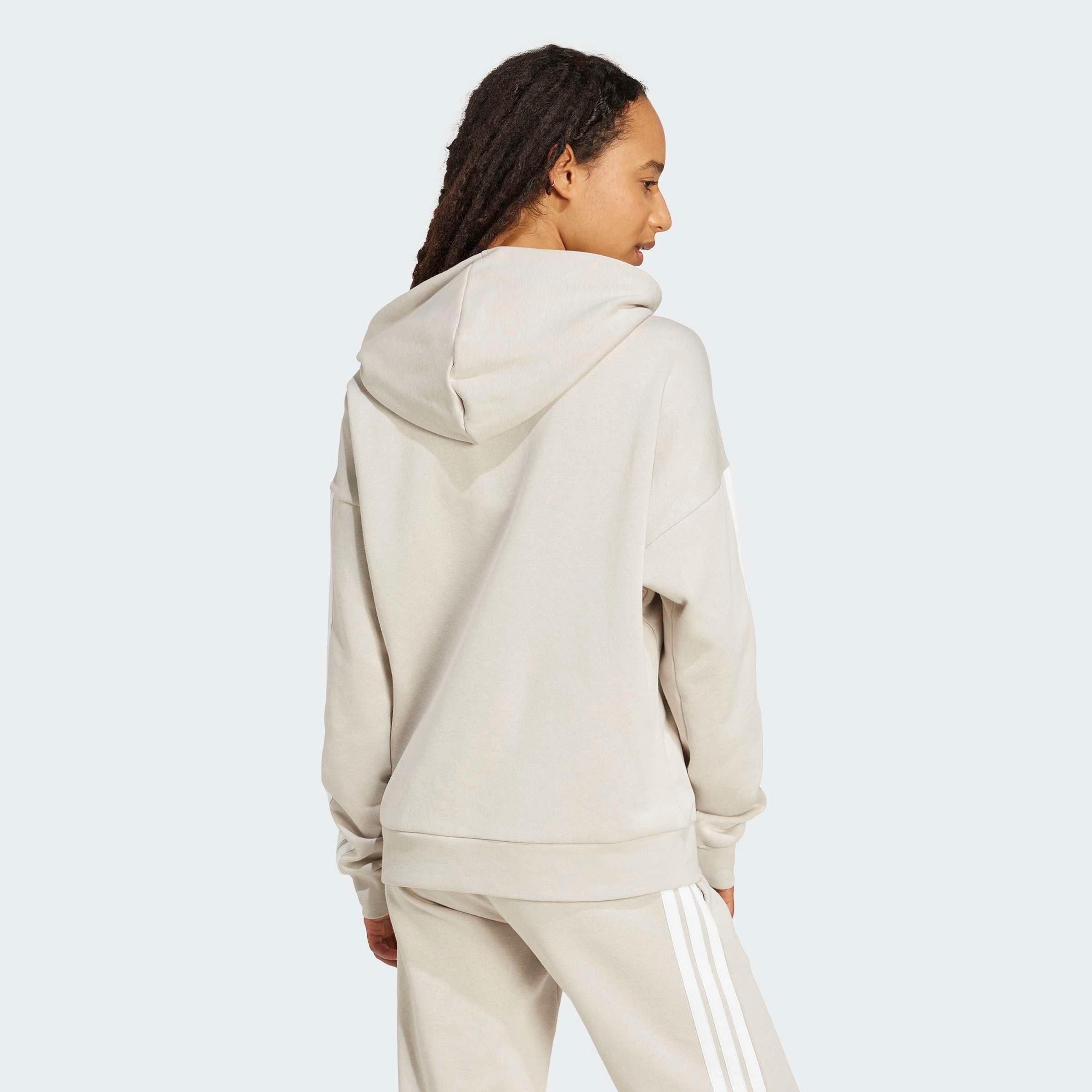 adidas Sportswear Kapuzensweatshirt ESSENTIALS 3-STREIFEN FLEECE HOODIE