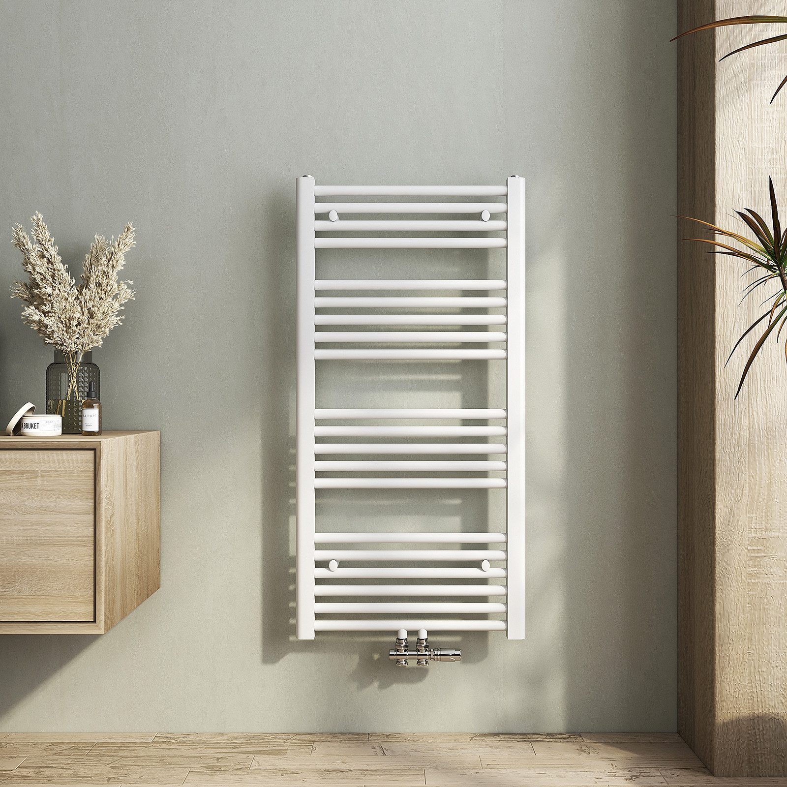 MEYKOERS Badheizkörper Handtuchwärmer Klein Mittleanschluss Seitenanschluss günstig online kaufen