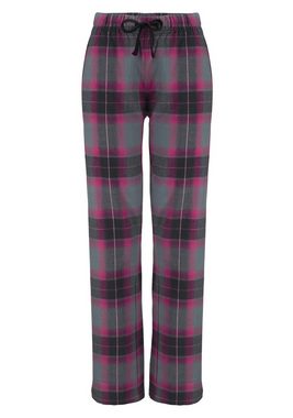 LASCANA Pyjama (2 tlg) mit kuscheliger Flanellhose