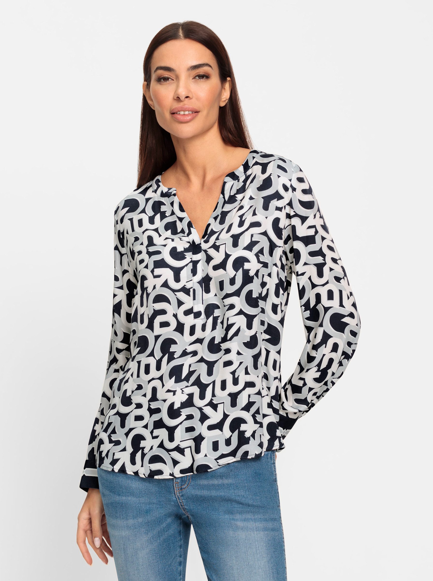 heine Klassische Bluse Schlupfbluse . günstig online kaufen