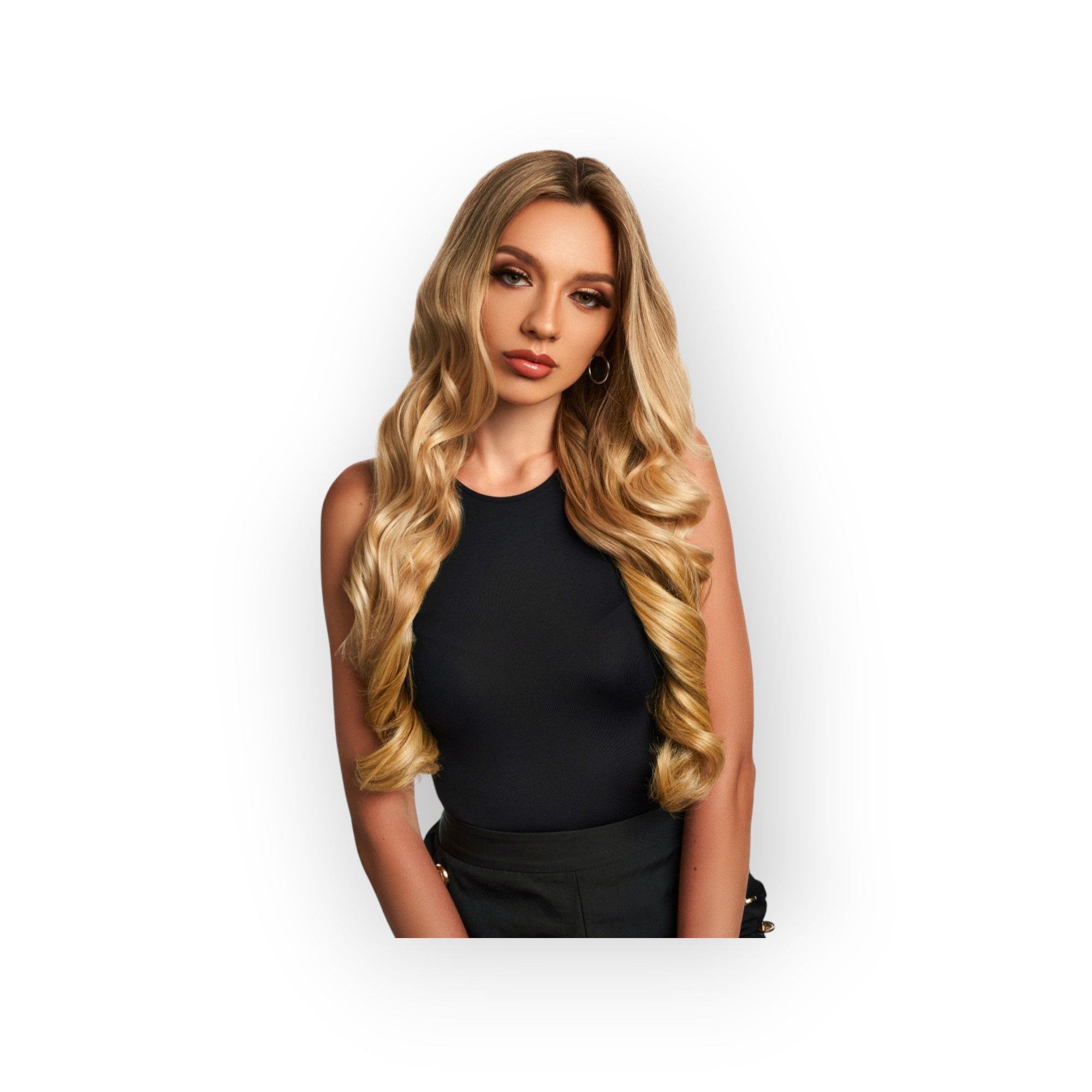 FEME Ltd. Kunsthaar-Extension Clip-in Hair Extensions Glam - Wavy 8pc