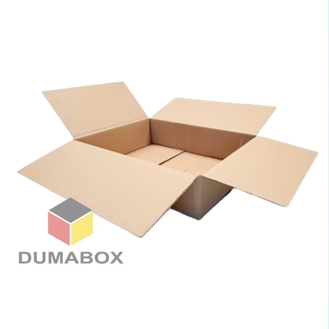 DUMABOX Versandkarton 400x300x100 Karton Versandkarton 1-wellig B-Welle