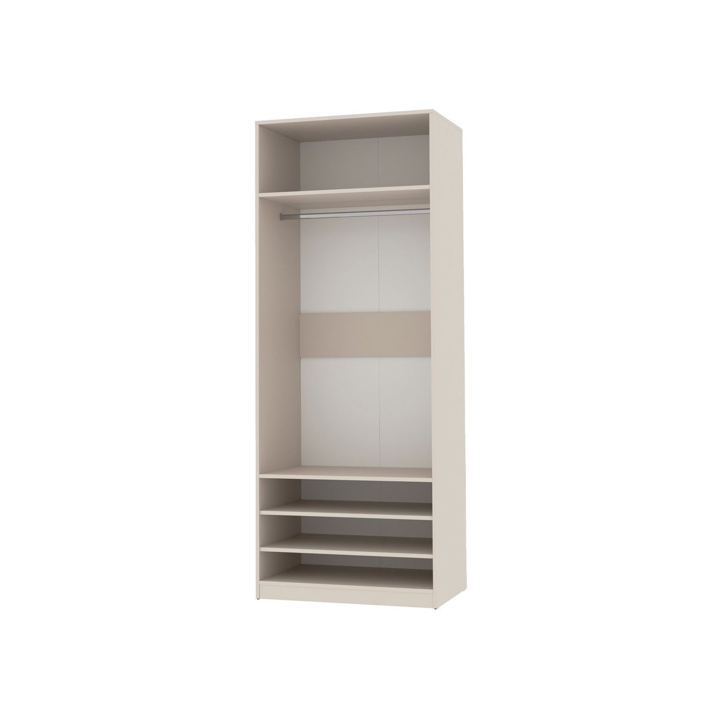 Marmex Möbel Garderobenschrank TRES SET T Kleiderschrank Modulschrank Ankleidezimmer 200 x 206 x 51 (3-St) 6 Schubladen, 3 Kleiderstangen – Bild 5 von 5