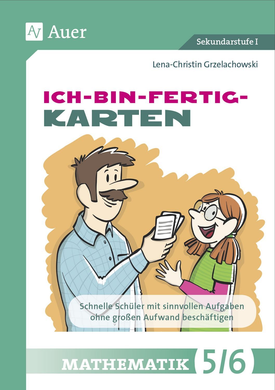 Auer Verlag Geschenkkarte Ich-bin-fertig-Karten Mathematik Klassen 5-6