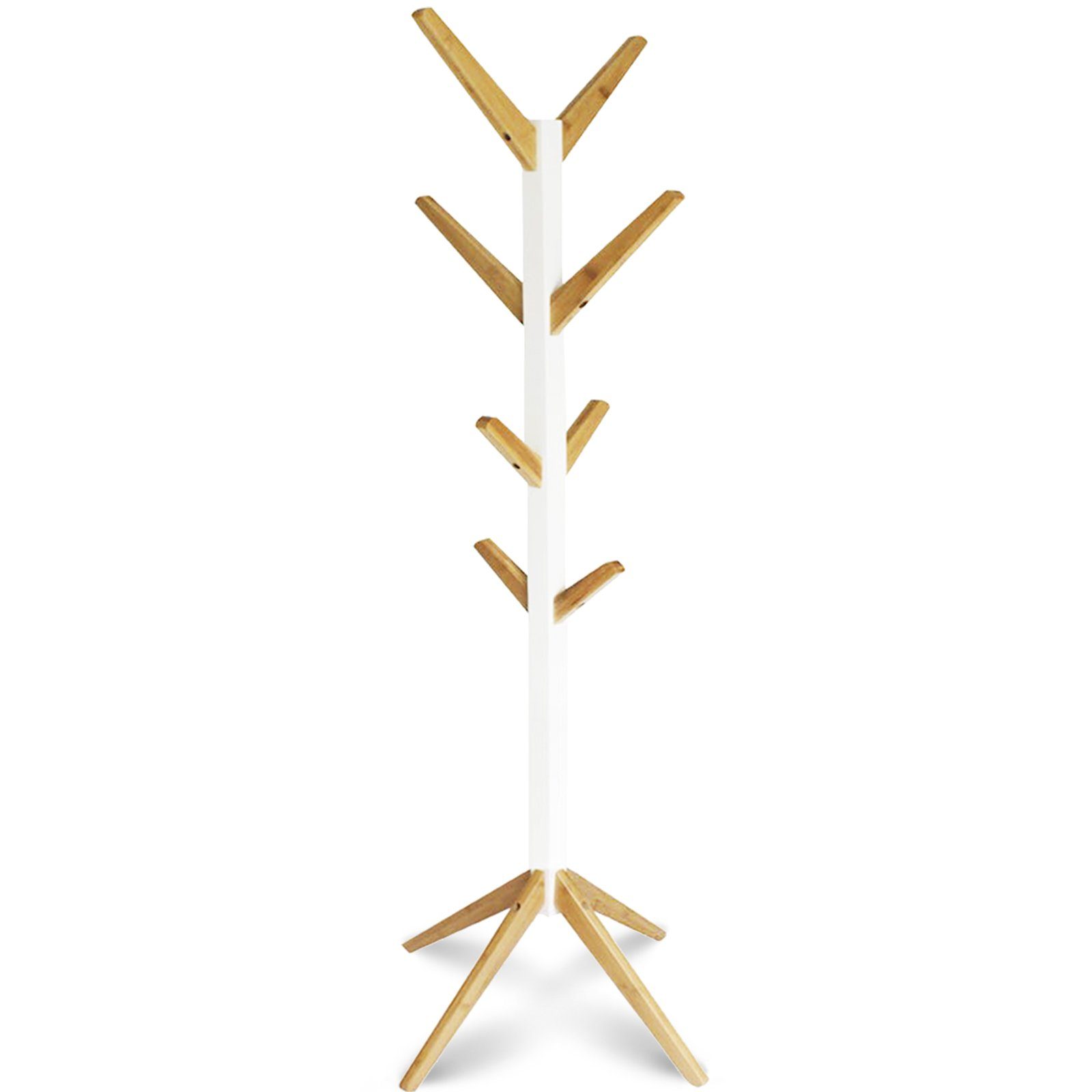 style home Garderobenständer Kleiderständer Holz Garderobe günstig online kaufen