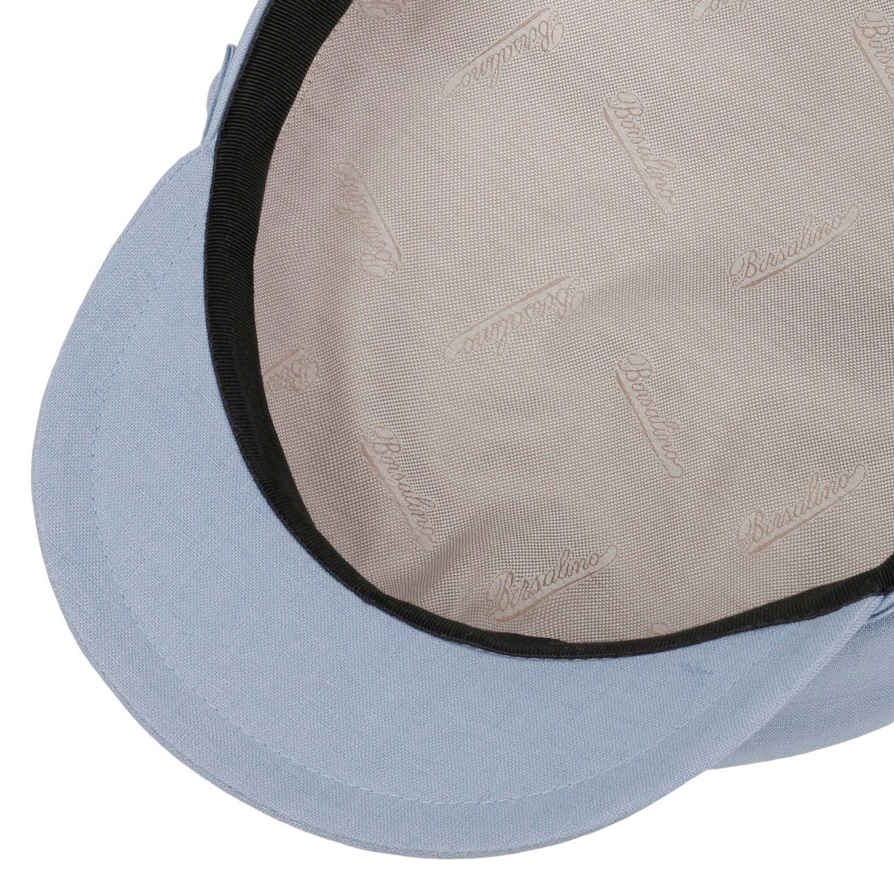 Borsalino Ballonmütze (1-St) Elbseglermütze mit Schirm, Made in Italy